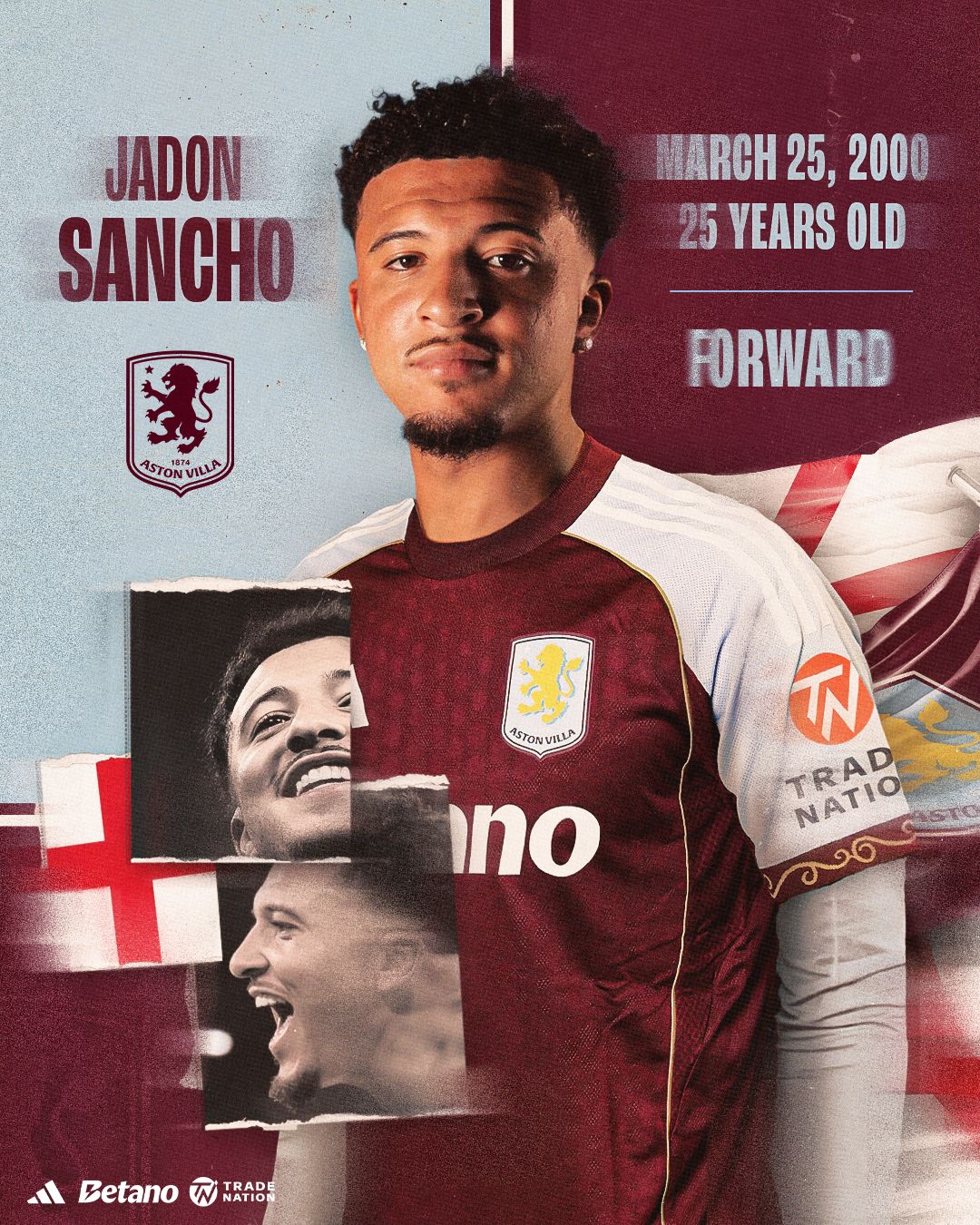 Maillot D'entraînement Aston Villa Macron - Sans Manches, Taille 4XL, Bleu, Occasion Très Bon état