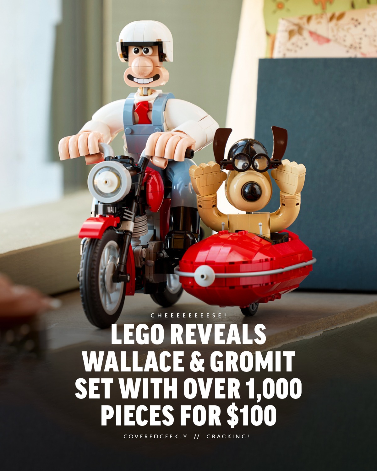 CoveredGeekly - LEGO has revealed its official Wallace & Gromit