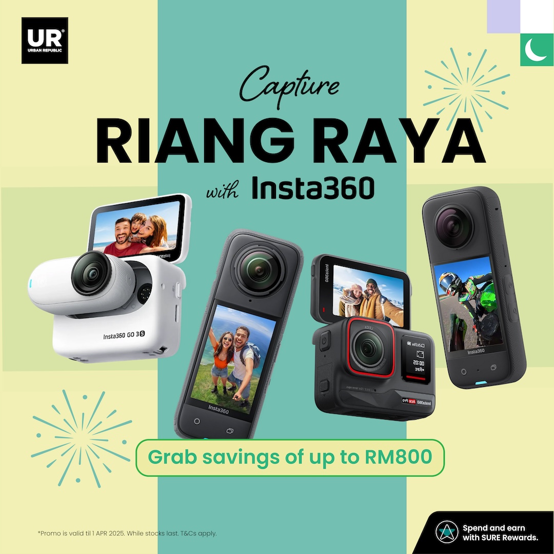 Urban Republic - 🎉 Raya Promos for Insta360! 🎥 Capture... | Facebook