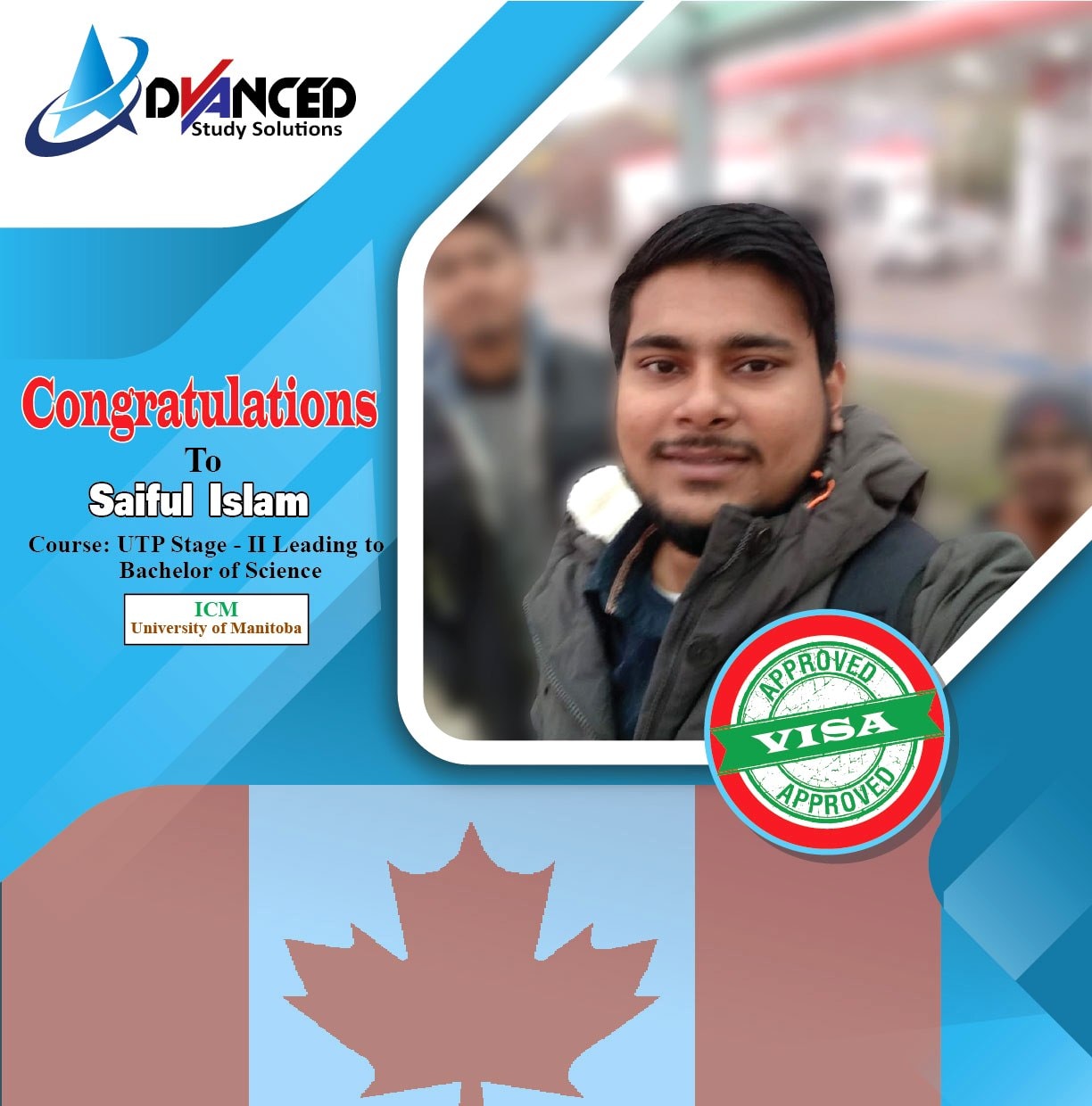 #Congratulations to Saiful... - Advanced Study Solutions | Facebook