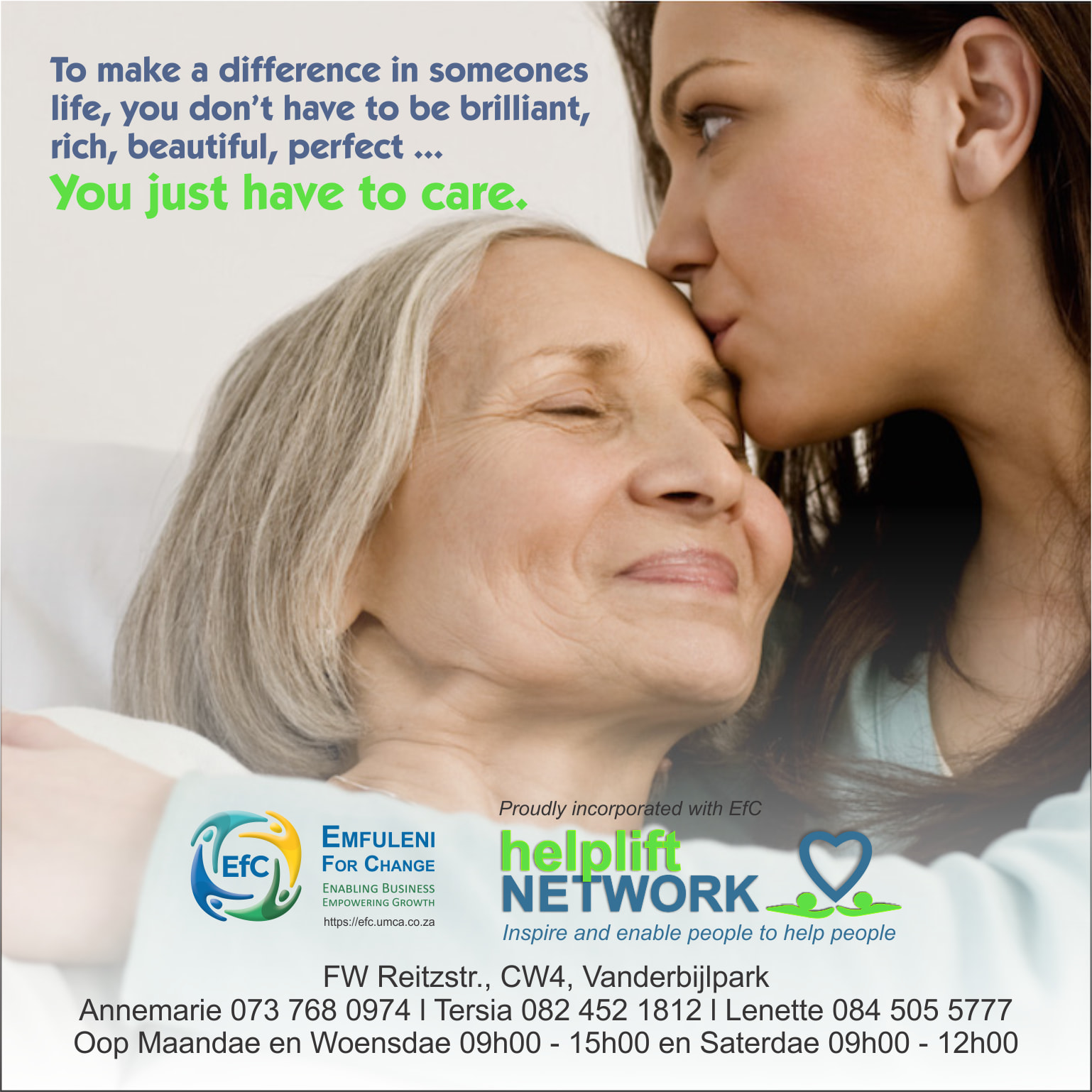 VERSOEK: ONS HET HULP... - Helplift Network Vaal Triangle