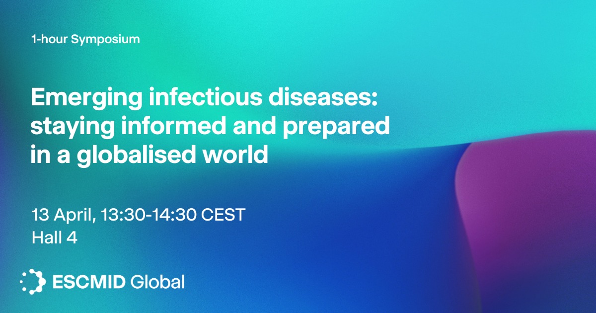 ESCMID - How can we stay ahead of the next global health threat? Join ...