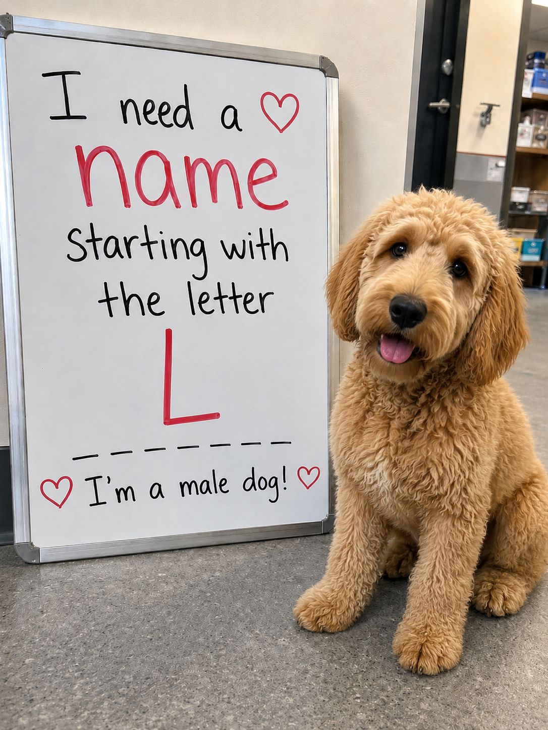 Help this sweet dog find the perfect name starting with “B