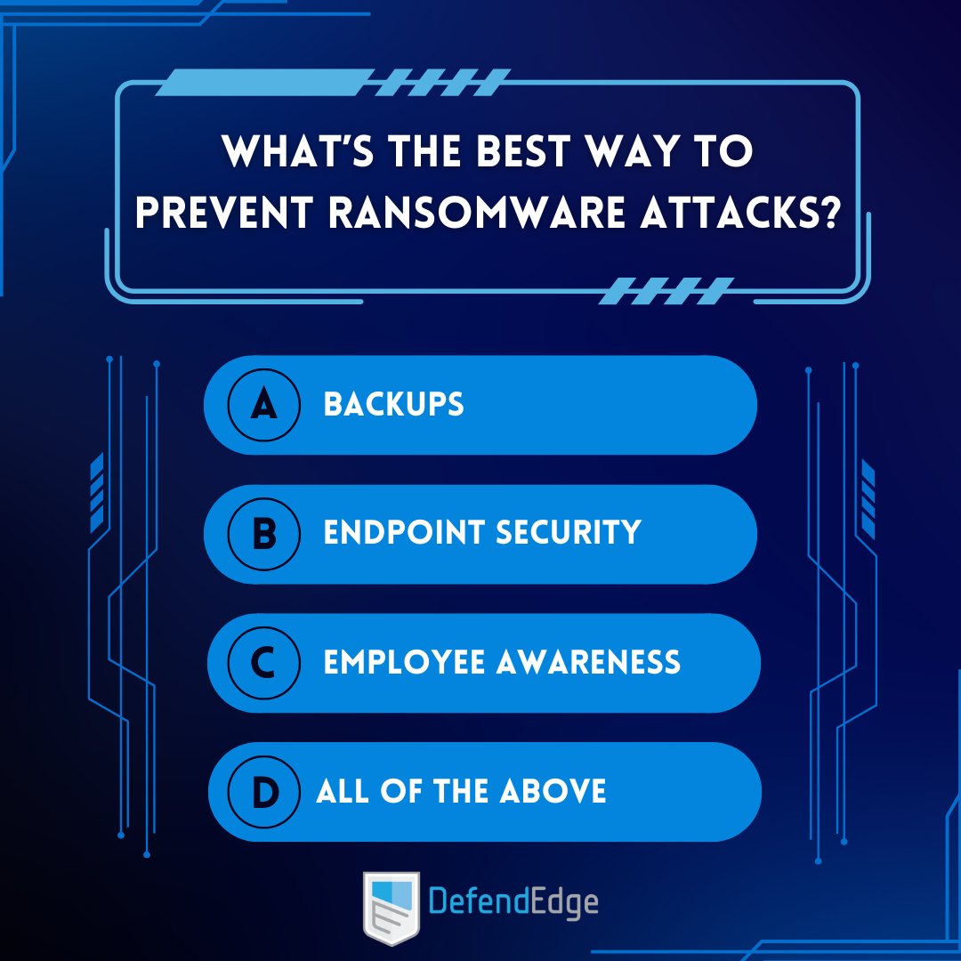Defend - 🛡️ Cybersecurity Challenge! 🛡️ What’s the best way to prevent ...