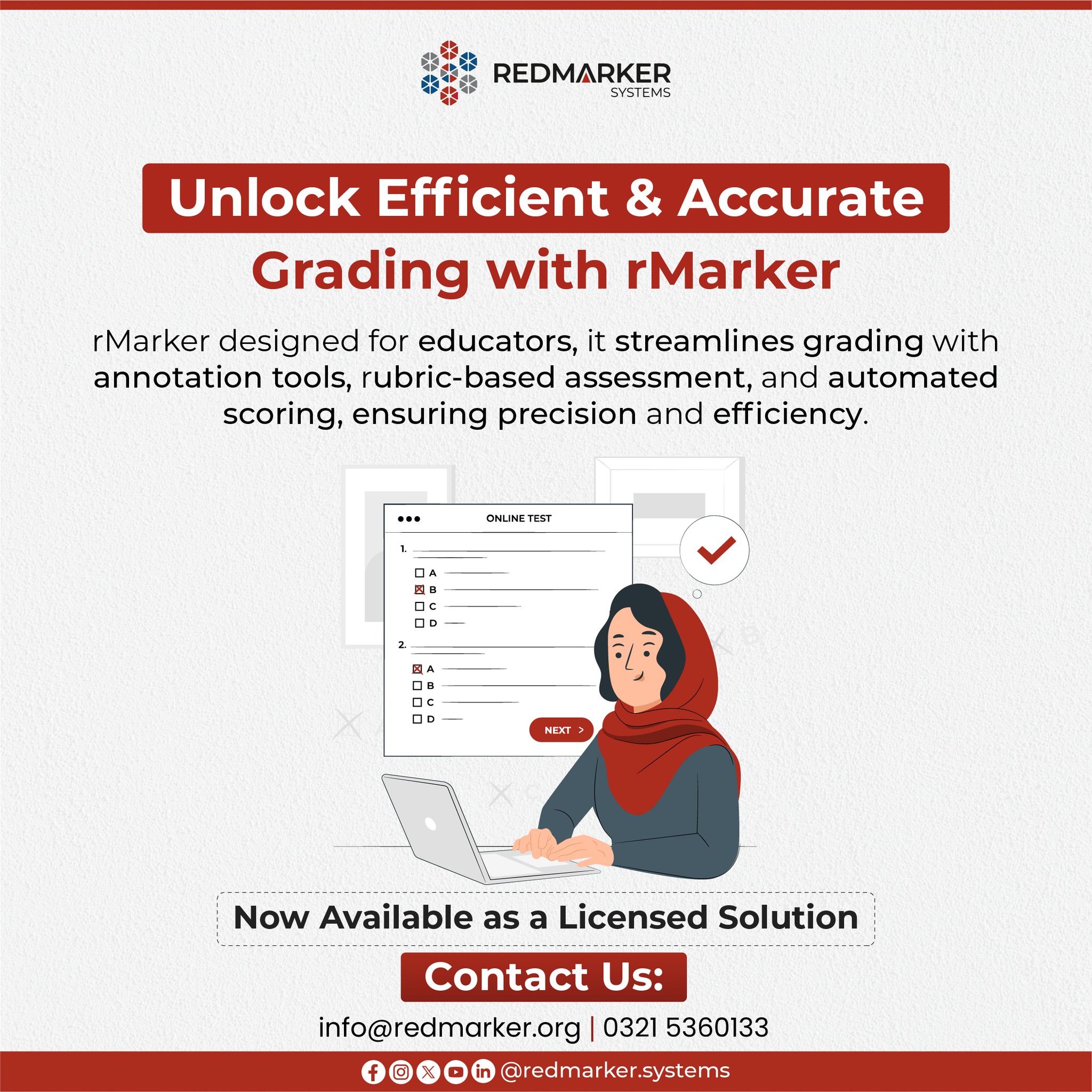 RedMarker - 📢 Introducing rMarker – The Future of Onscreen Grading!🎯 ...