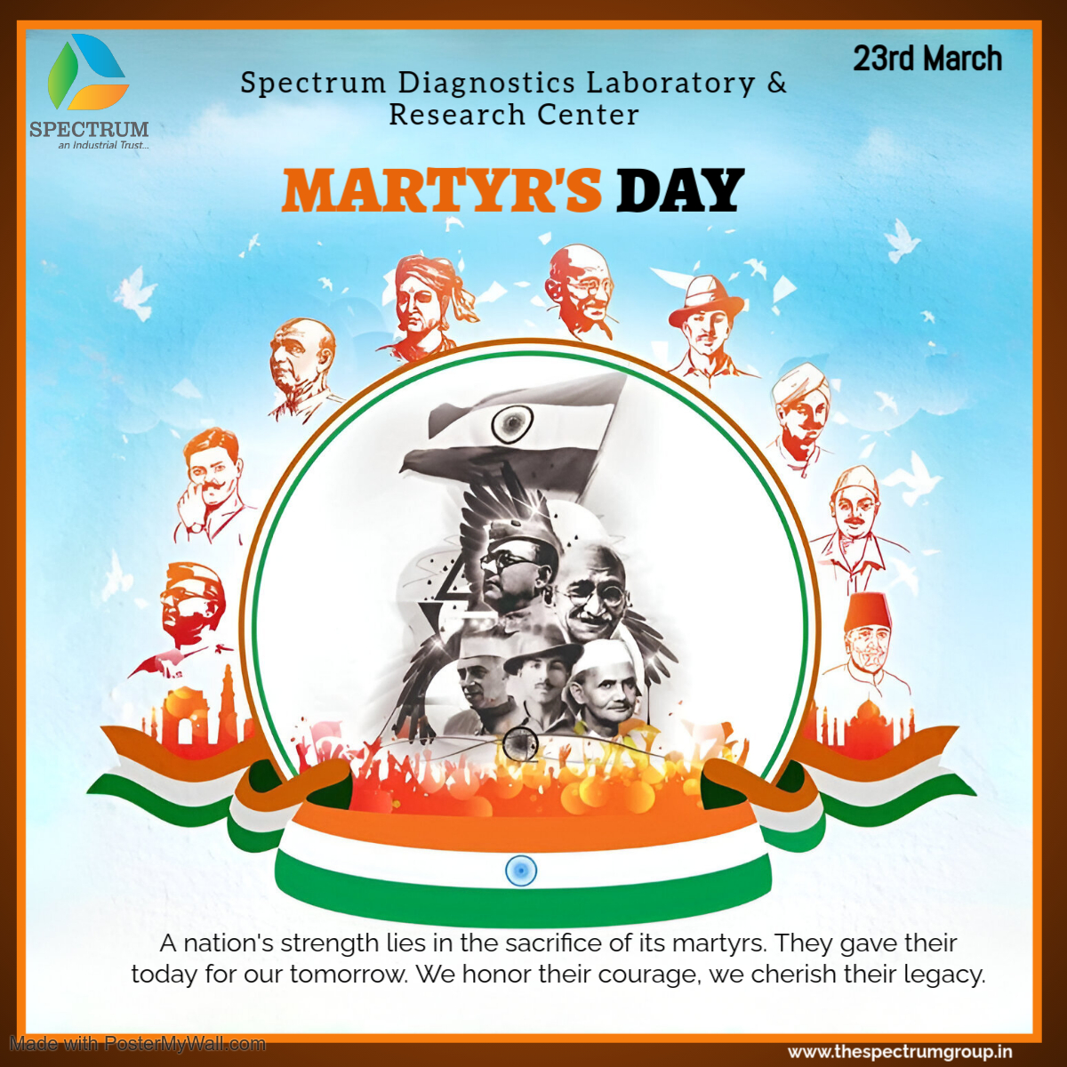 Spectrum - Shaheed Diwas – Honoring the Bravehearts On this day, we ...