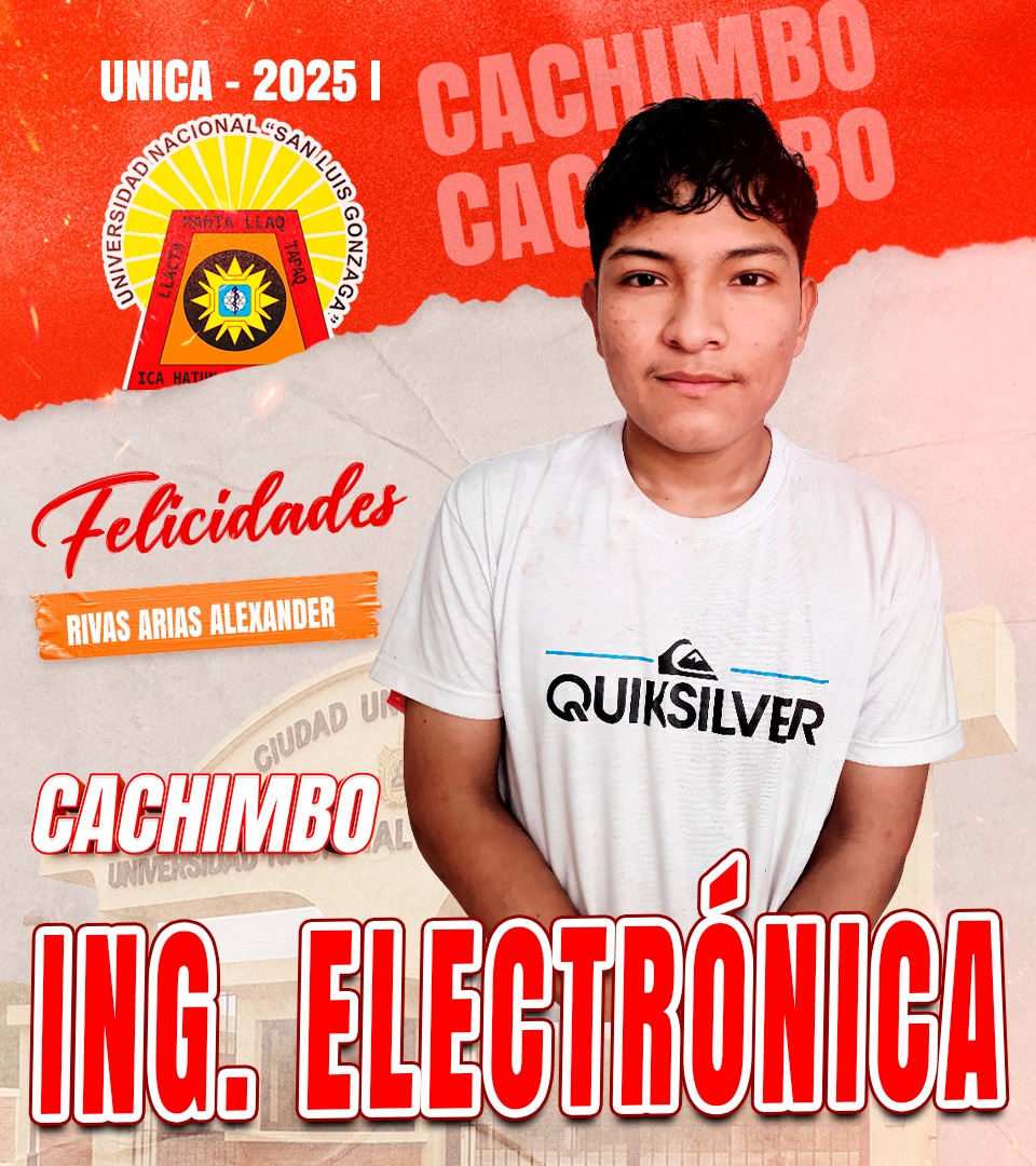 Academia - 🔥Felicitamos a nuestro alumno RIVAS ARIAS, ALEXANDER DEL ...