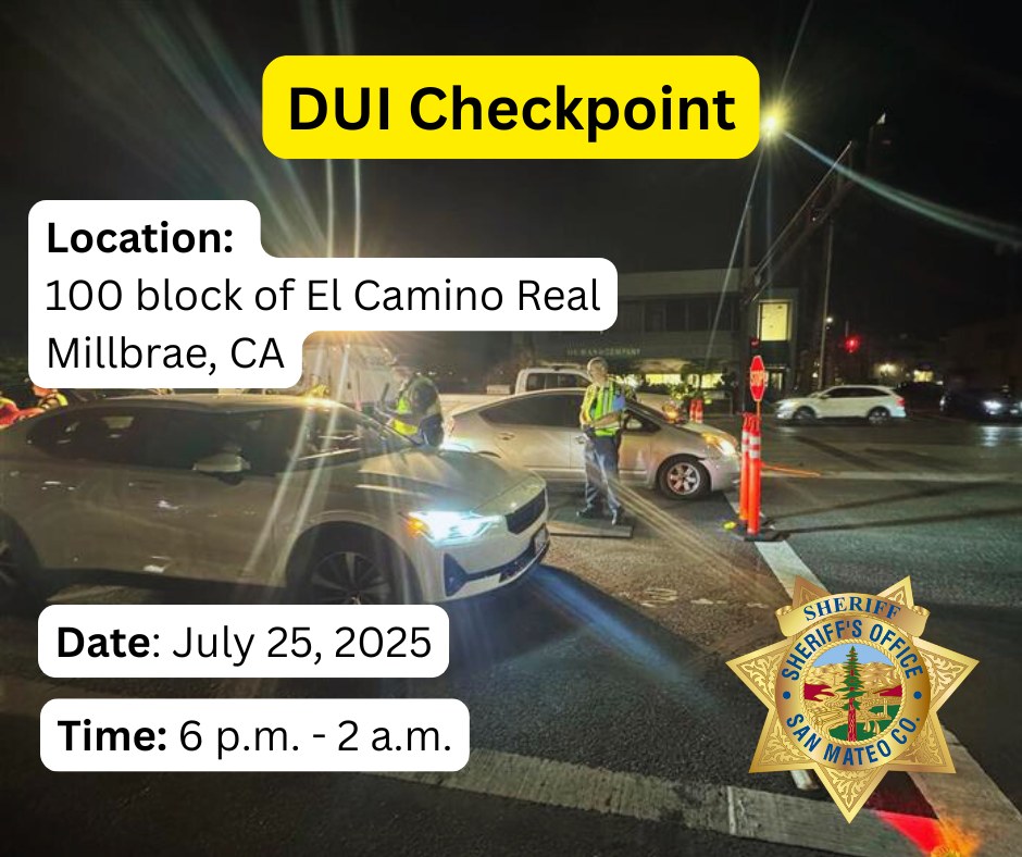 San - The San Mateo County Sheriff’s Office will be conducting a DUI ...