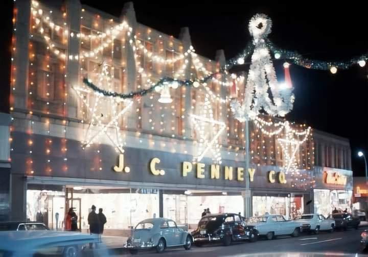 The grand opening of Penney's in the early 1950's.