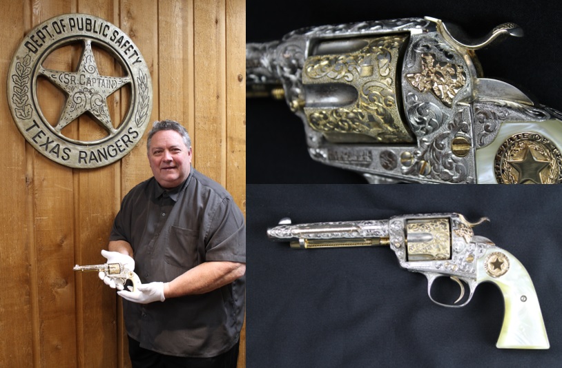 Texas - We recently had firearm engraver Phil Hudson come by our museum ...