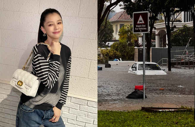 中時新聞網娛樂 - 【徐若瑄遇新加坡淹水 「冒雨幫兒買飯」愛車受困泡水畫面曝光】 49歲女星徐若瑄日前證實在年初完成甲狀腺癌手術，正能量表示會 ...