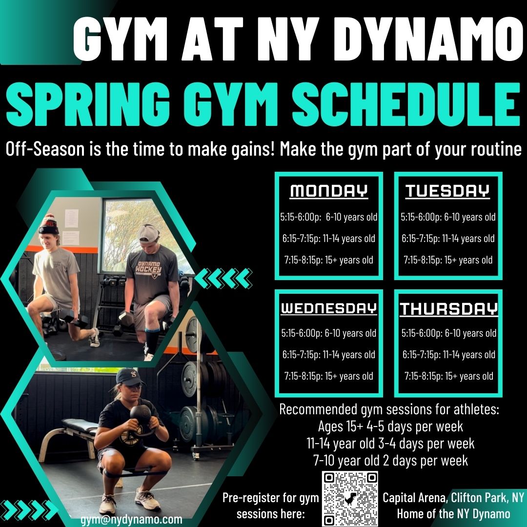 NY - Check out the spring gym sessions! The Gym at NY Dynamo is open to ...