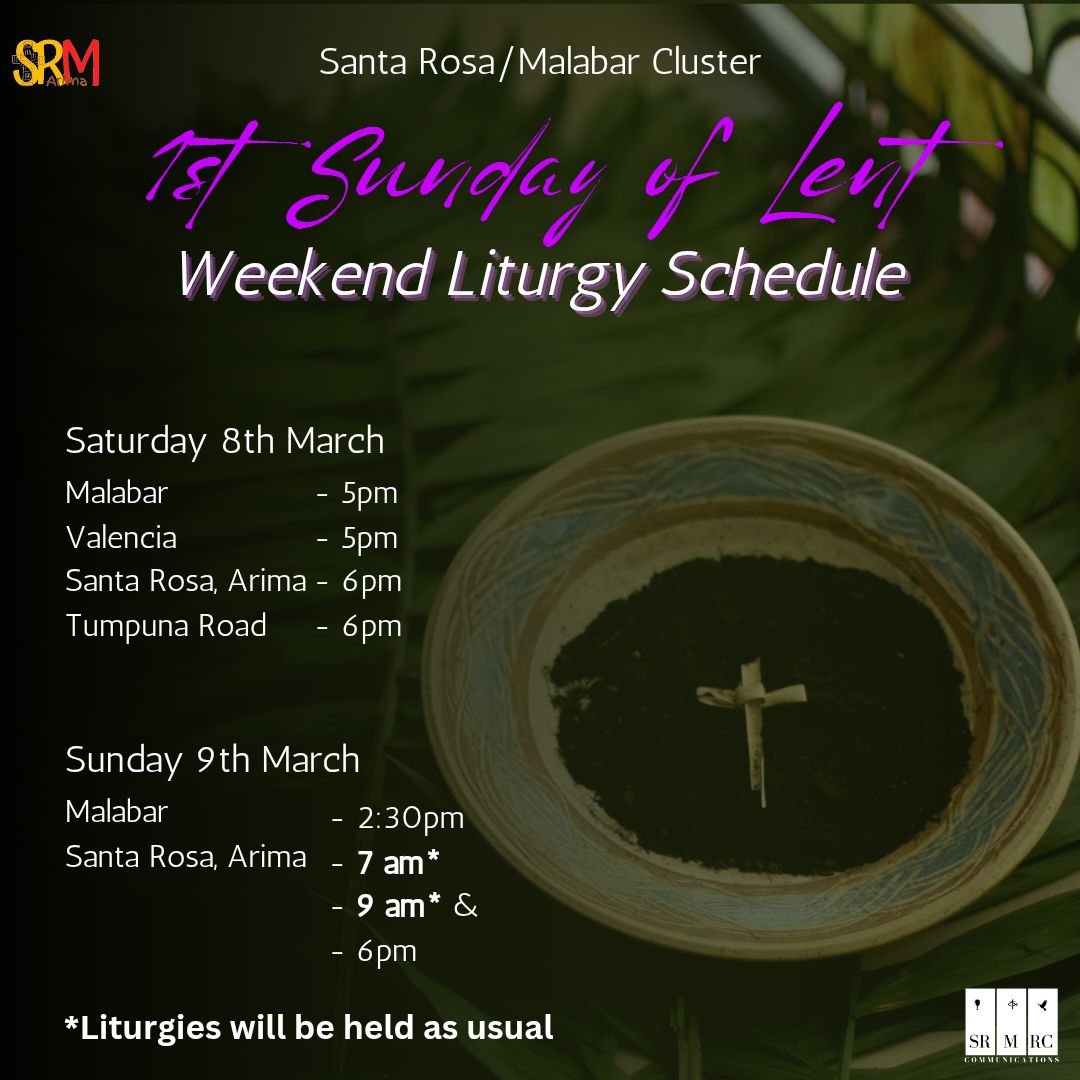 ‼️ Share and spread the word. Due to the pilgrimage to Siparia, on ...