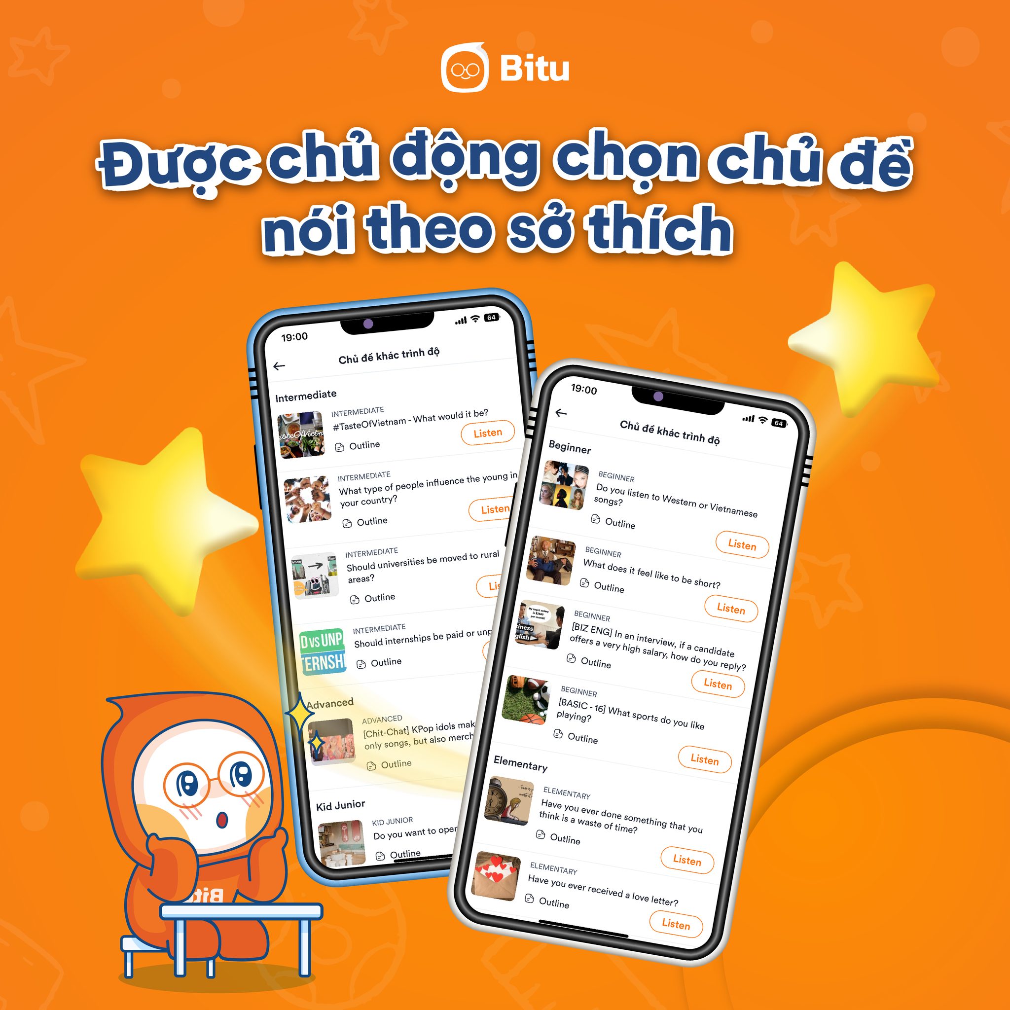 B... - Bitu - Luyện nói tiếng Anh 1-1 với giáo viên nước ngoài