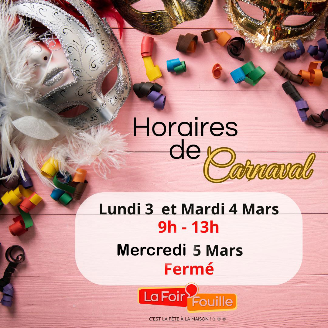 Horaire La Foir Fouille