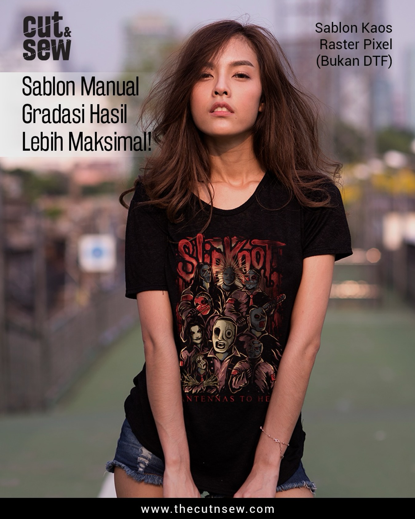 cut and sew - 👦🏻 : “Kak mau sablon manual gradasi buka DTF... | Facebook