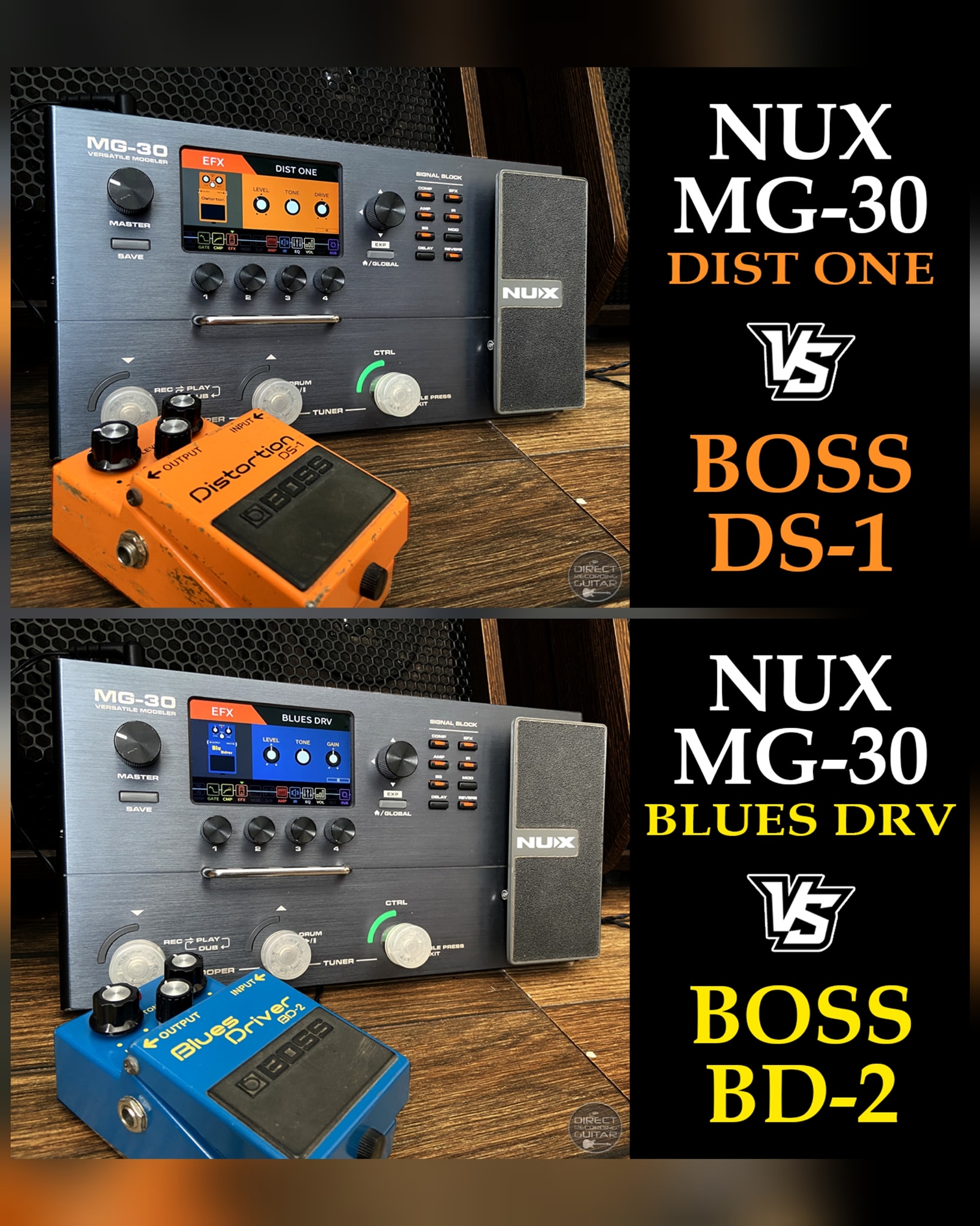 Nux mg30 extra foot switch function