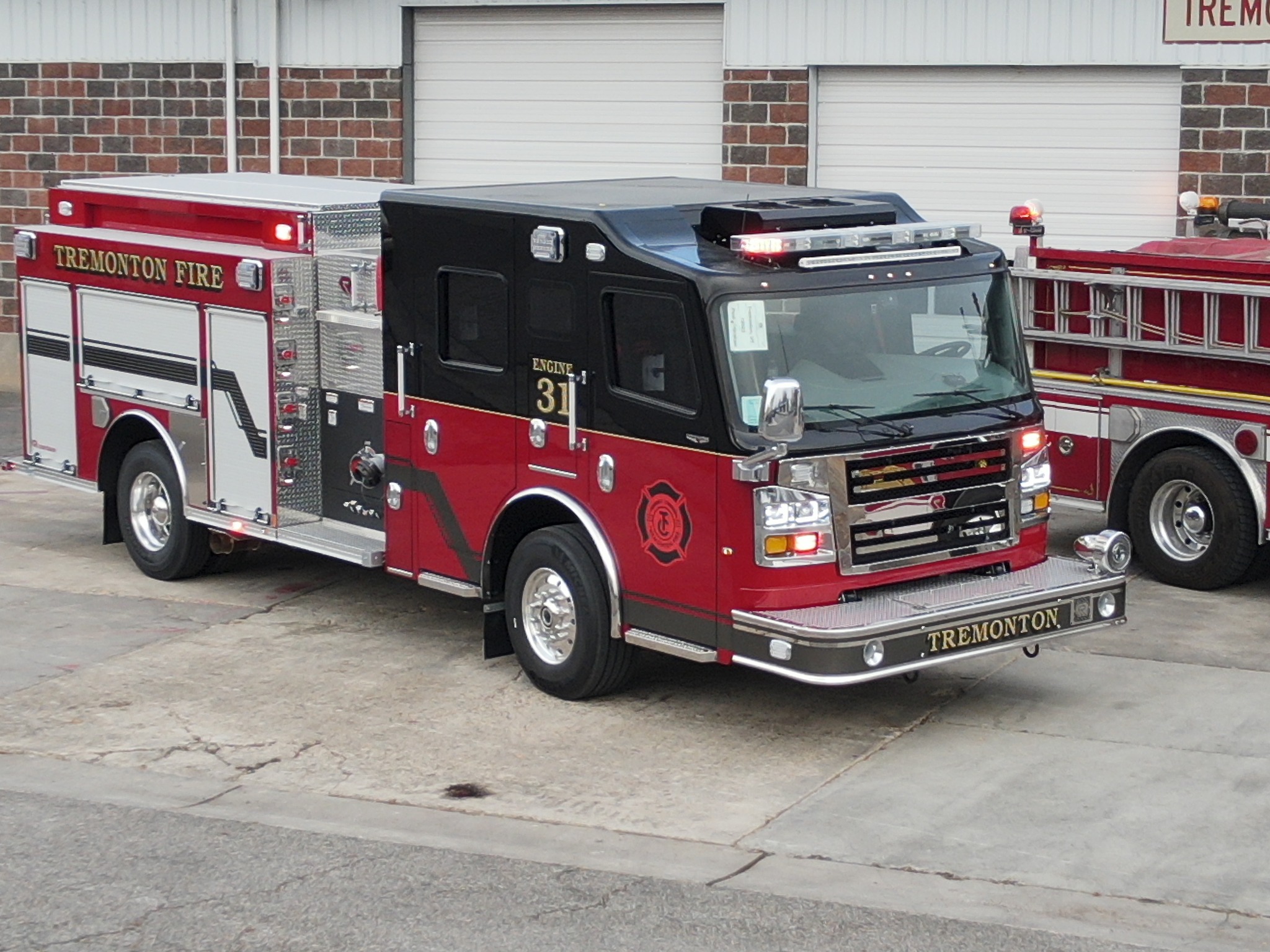 New Fire Engine Push In Ceremony