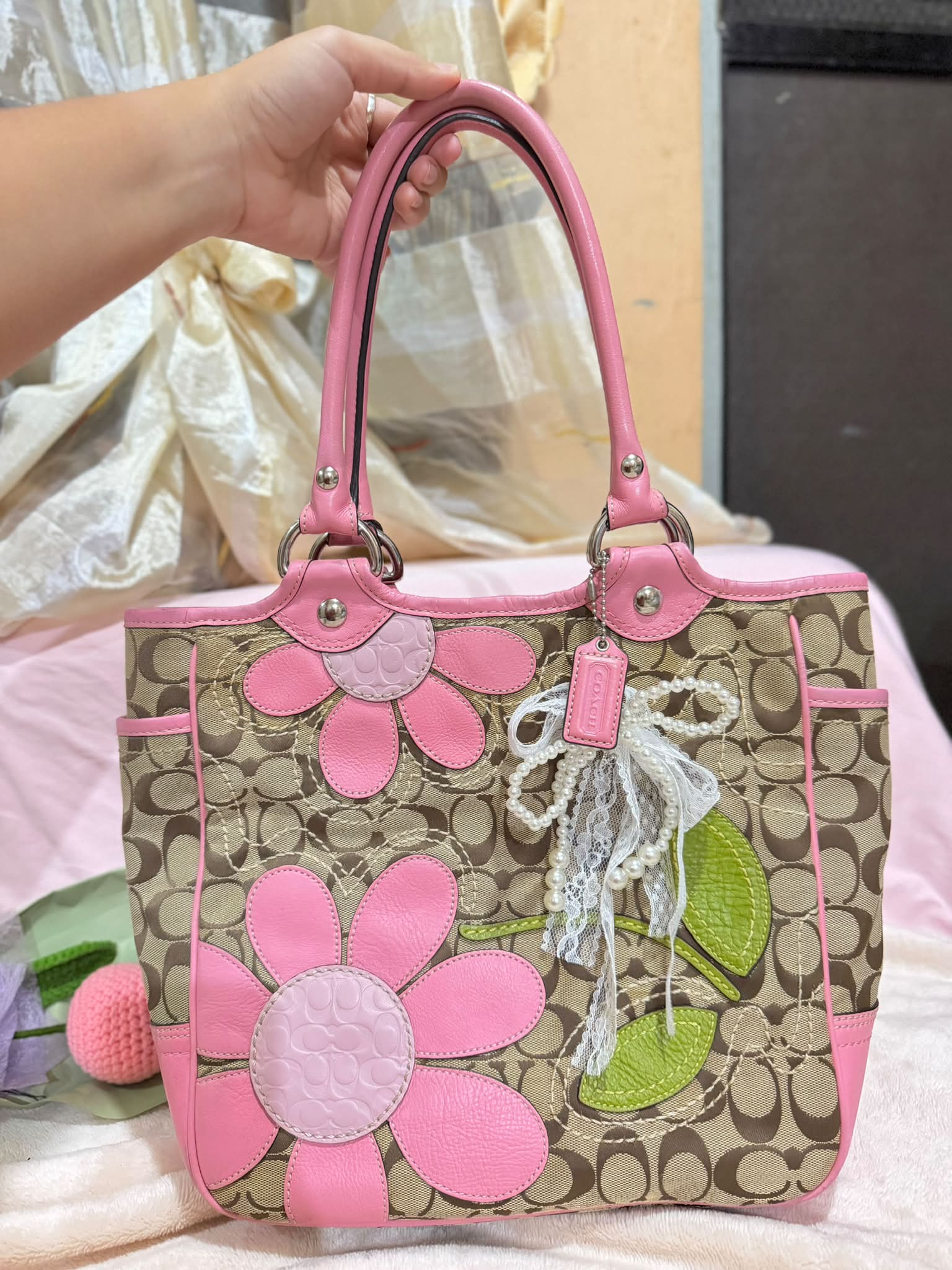 🌸Rare Vintage 2009 Coach Bleecker Daisy Limited Edition Tote Bag