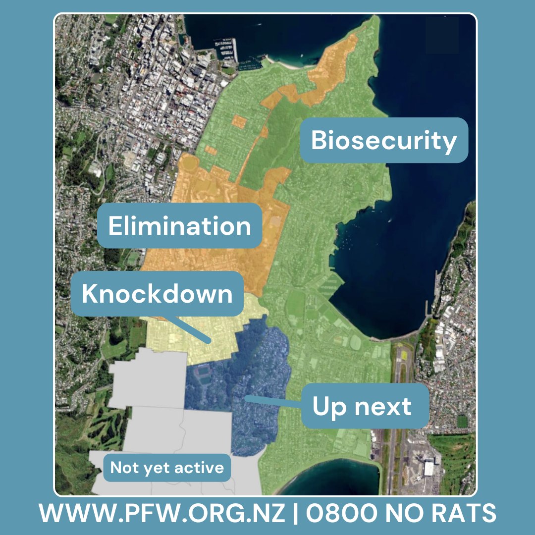 Predator - This map shows part of our Phase 2 project area. Green areas ...