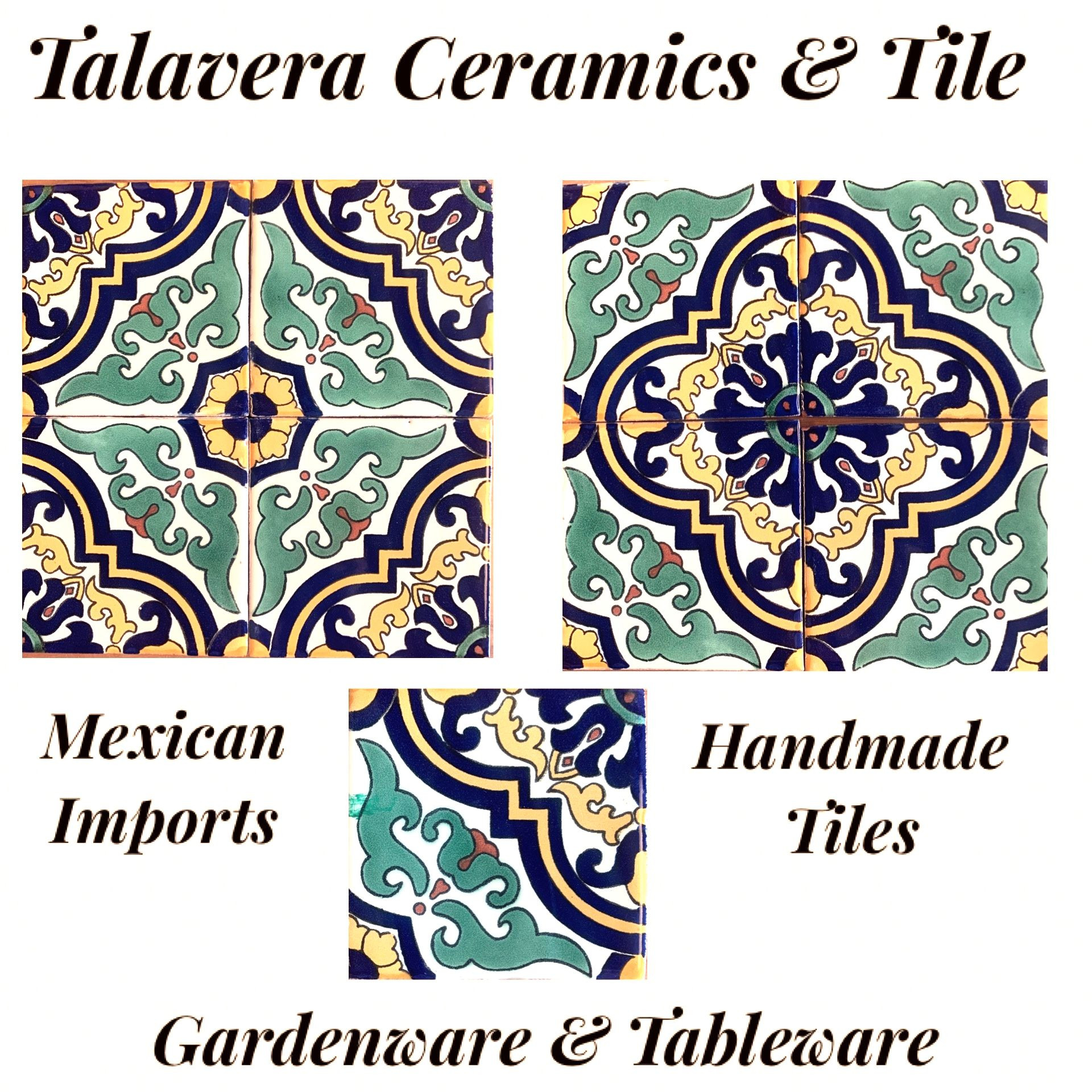 Talavera - Envision this: Four tiles featuring the same pattern can be ...