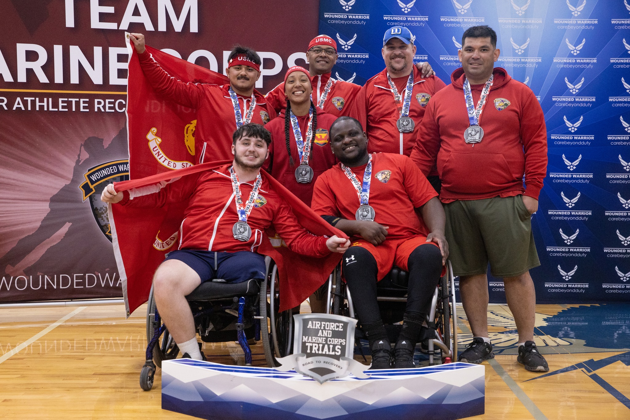 Wounded - U.S. Marines with Wounded Warrior Regiment are presented ...