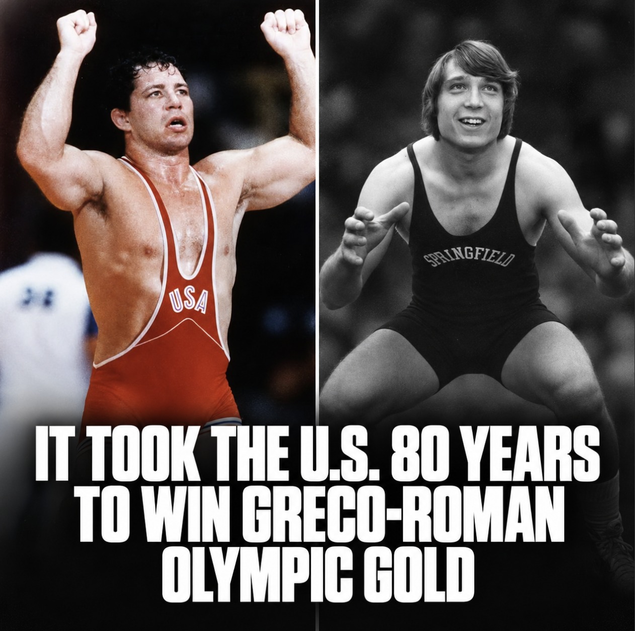 Steve Fraser and Jeff Blatnick win first US Greco-Roman gold