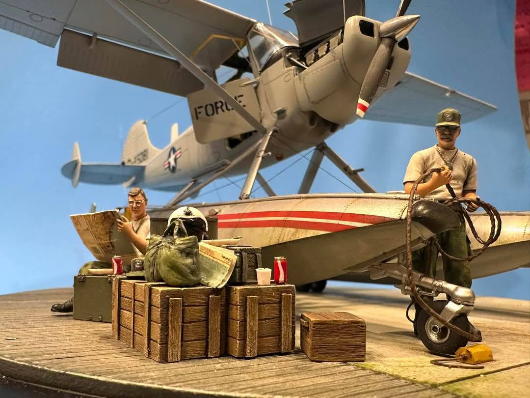 1/32 Roden O-1E Bird dog on floats by Mike Witkowski