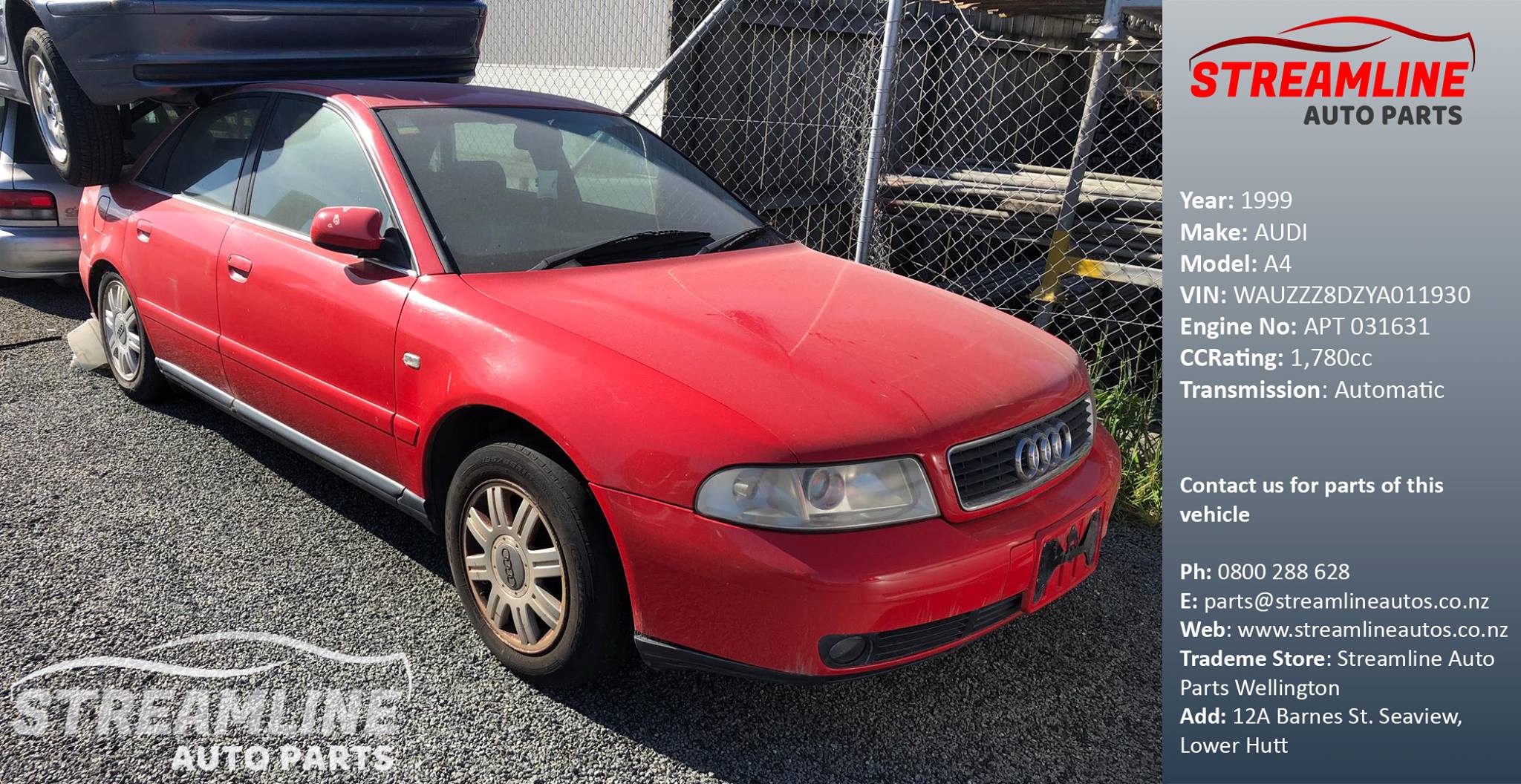 Streamline Auto Parts | Lower Hutt