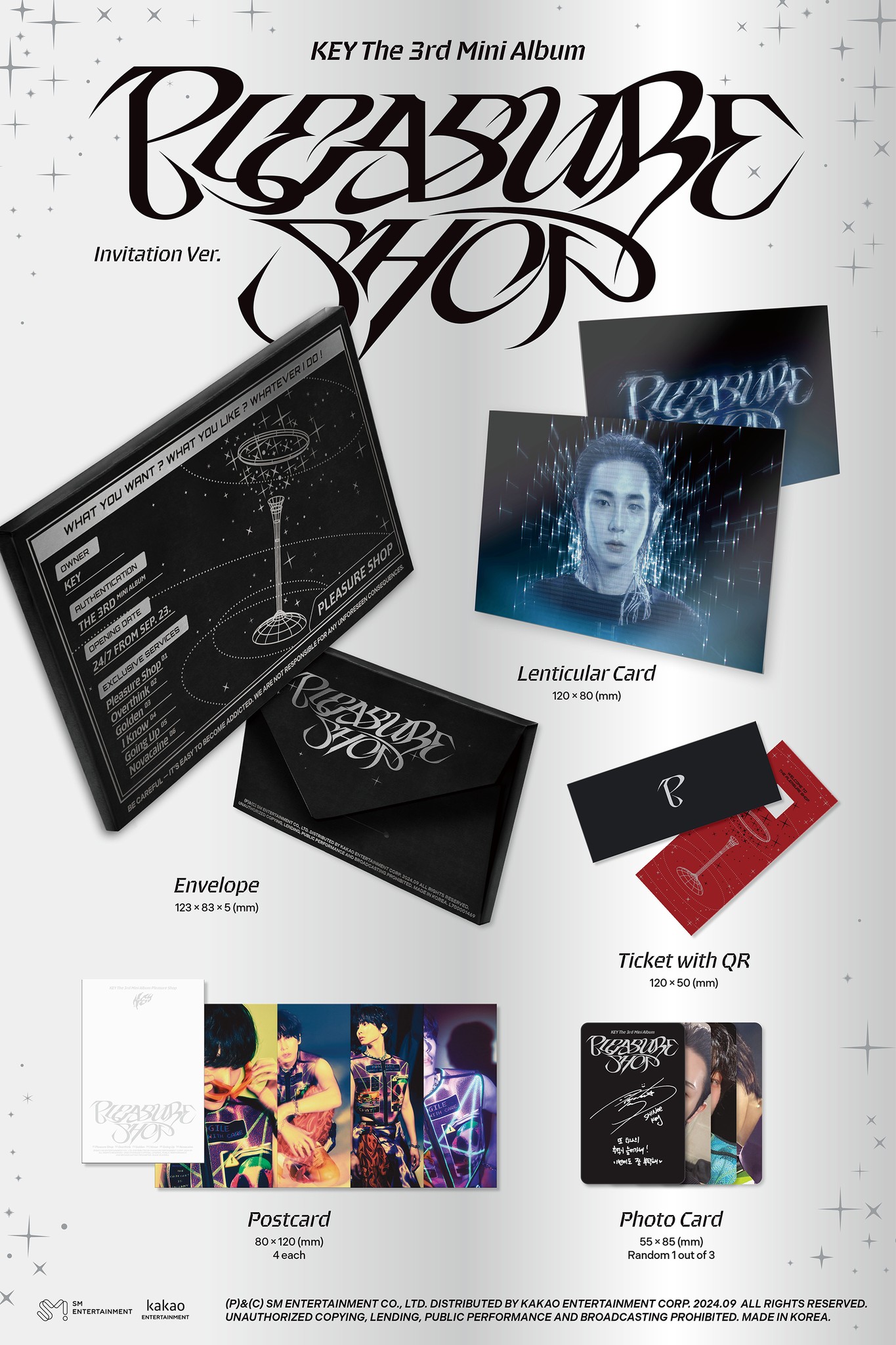 KEY 'Pleasure Shop' Album Details (Glass Package Ver. / Pleasure