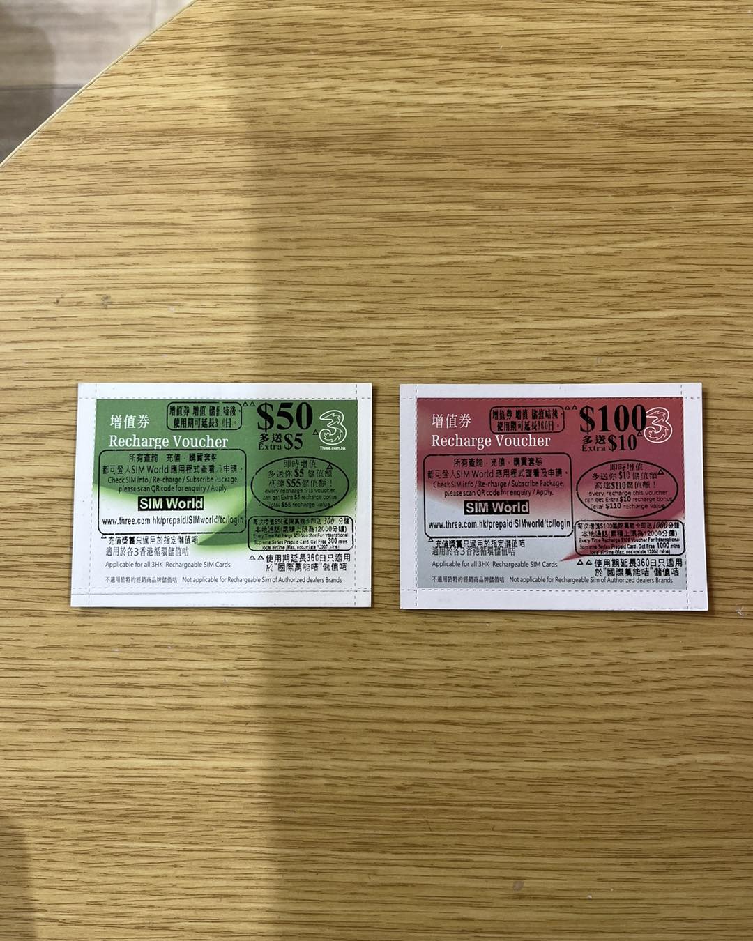 輕鬆煮 堅尼地城店 - 儲值卡增值卷開賣啦👏🏻 -3HK國際萬能卡$50/100增值券... | Facebook