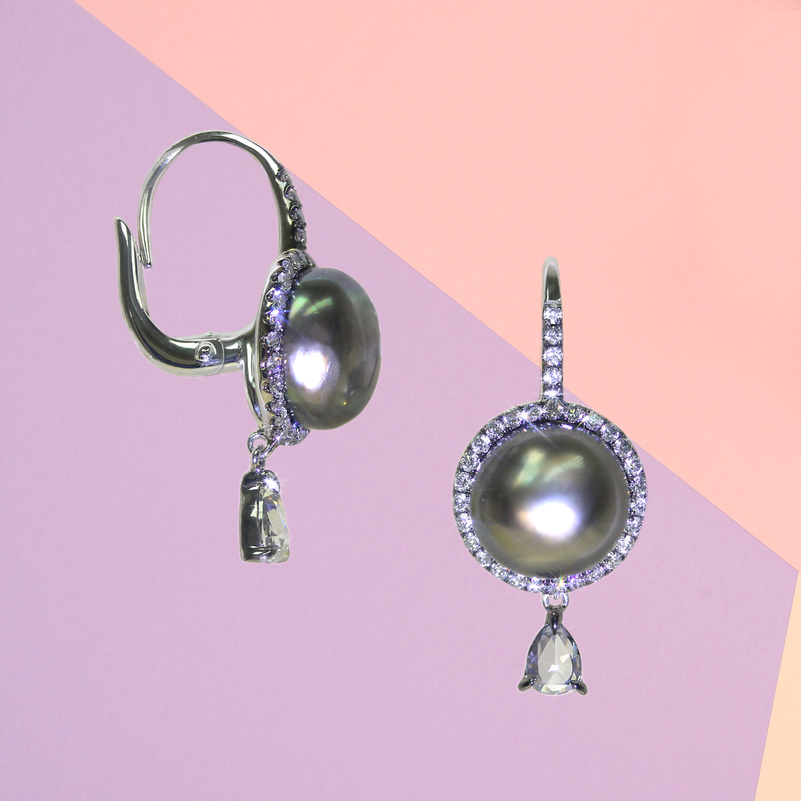 Rio Pearl - Tahitian South Sea Pearl Earrings