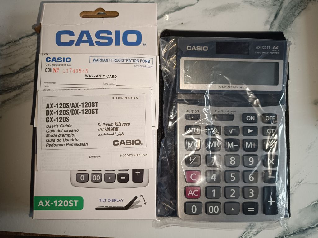 Preloved Accounting Books Marketplace Philippines | WTS LFB Casio AX ...