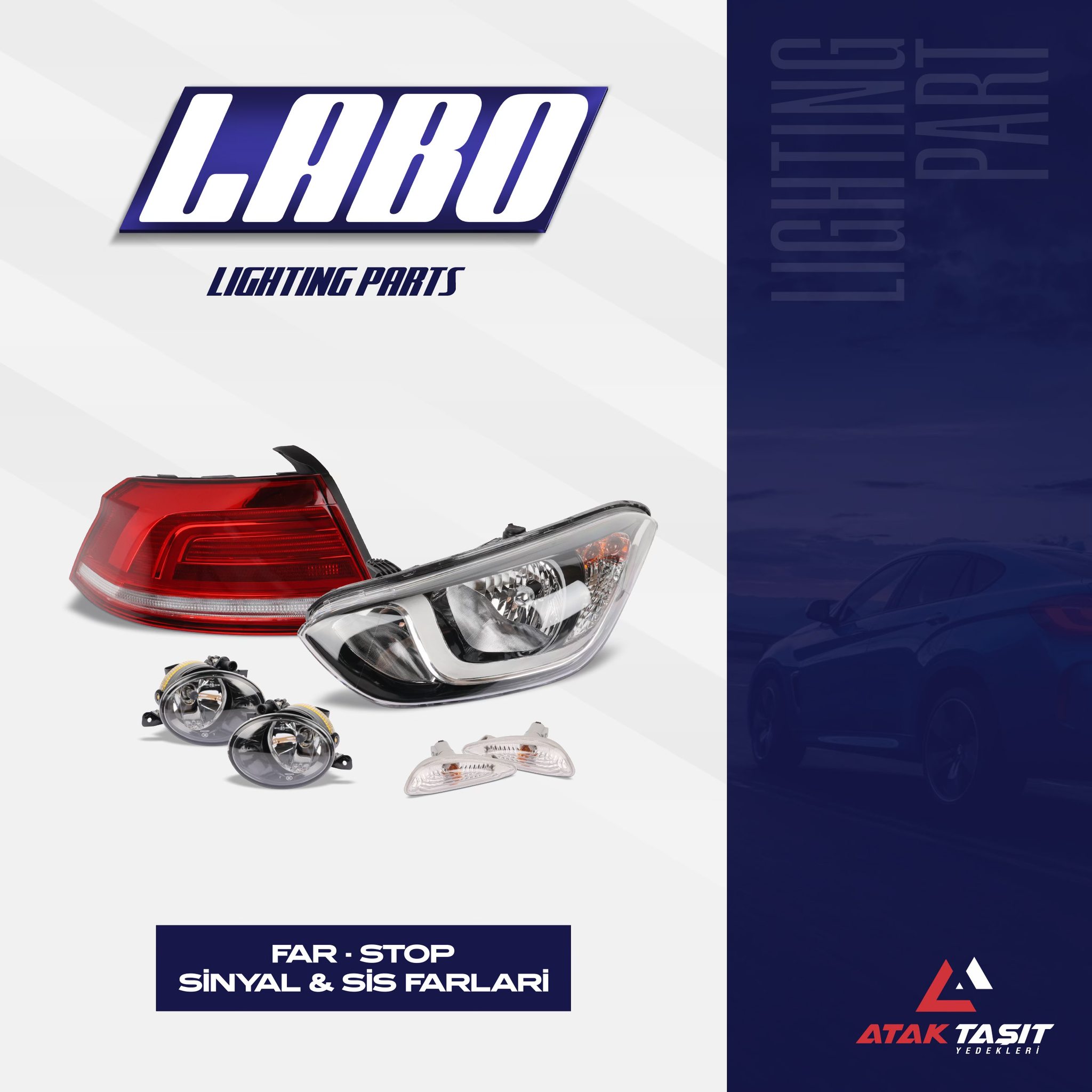 Atak - Labo Aydınlatma Parçaları ! #labo #aydınlatma #far #sisfarı  #s