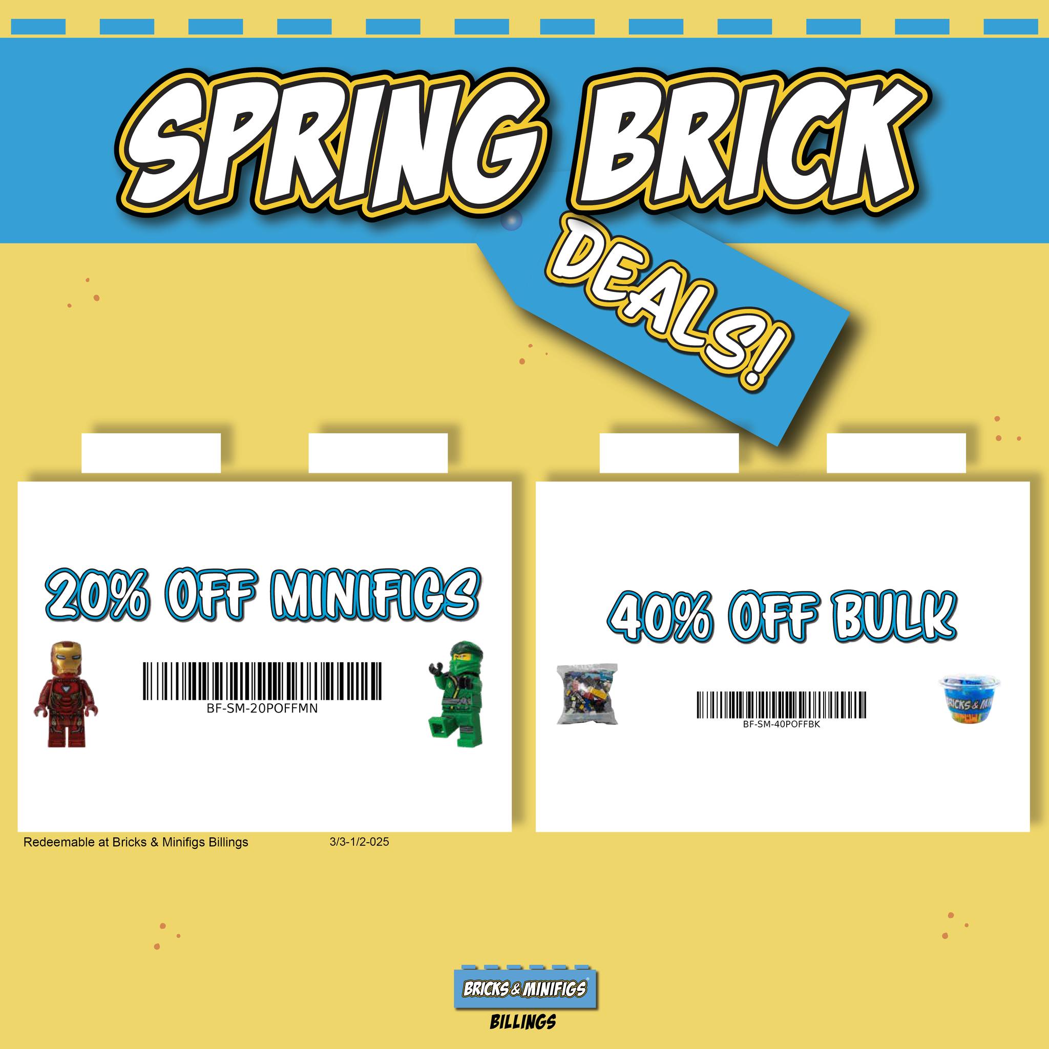 🌸 Spring Brick Sale – Now... - Bricks & Minifigs Billings | Facebook