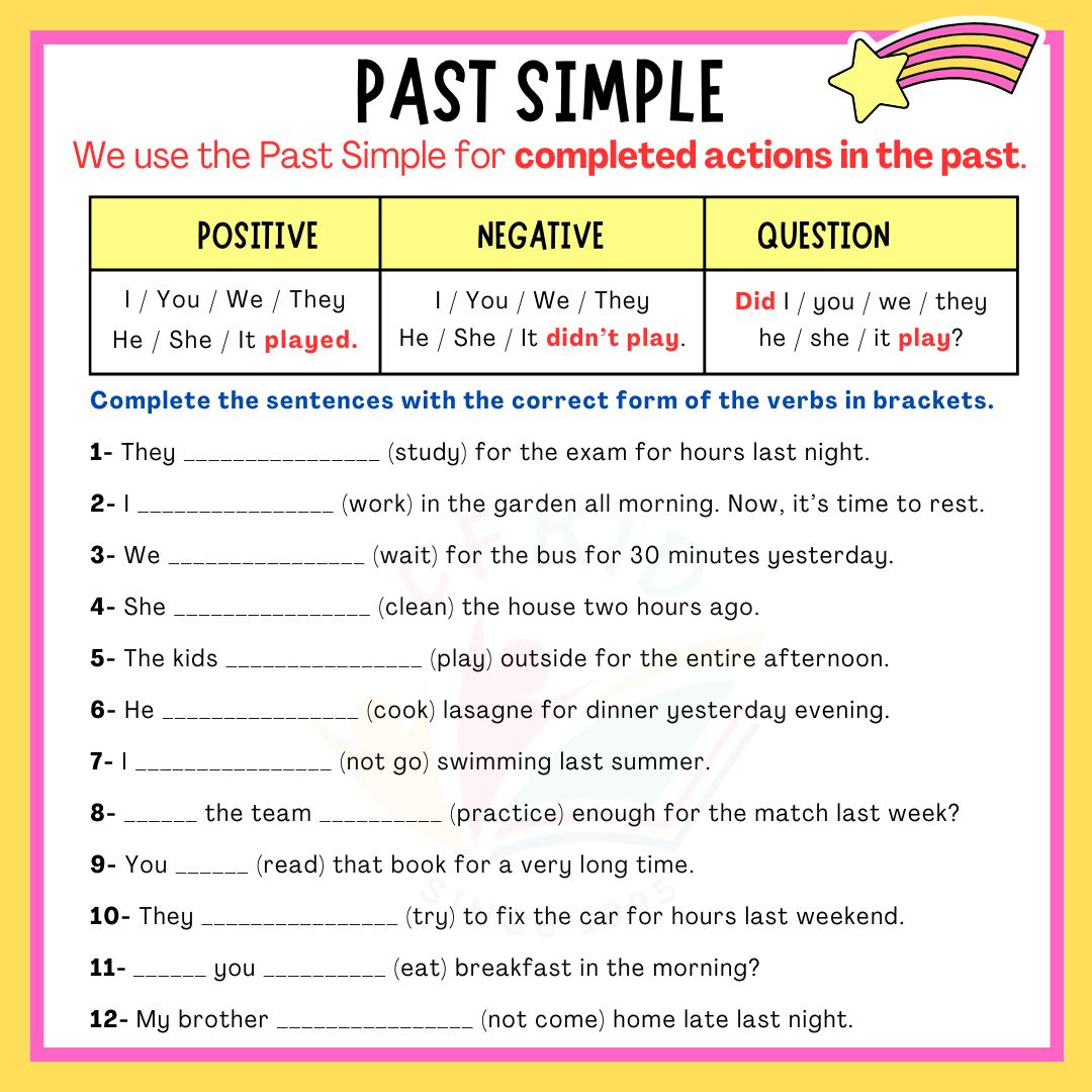 🟩🟨🟥เรียนรู้และเลือกใช้ Past Tenses ให้ถูกต้อง เพื่อเล่าเรื่องราวในอดีต ...