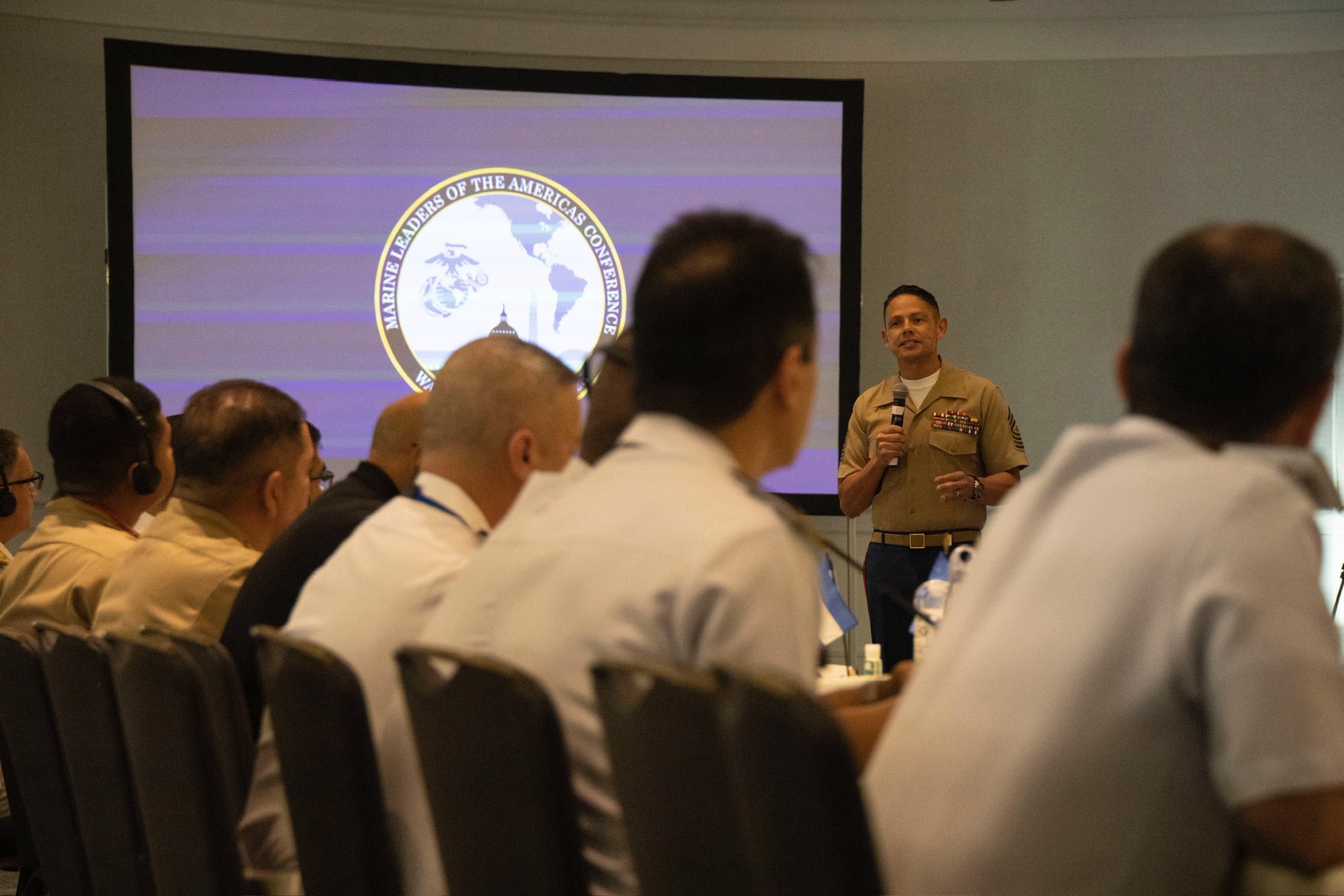 Sergeant - Yesterday during the 2025 Marine Leaders of the Americas ...
