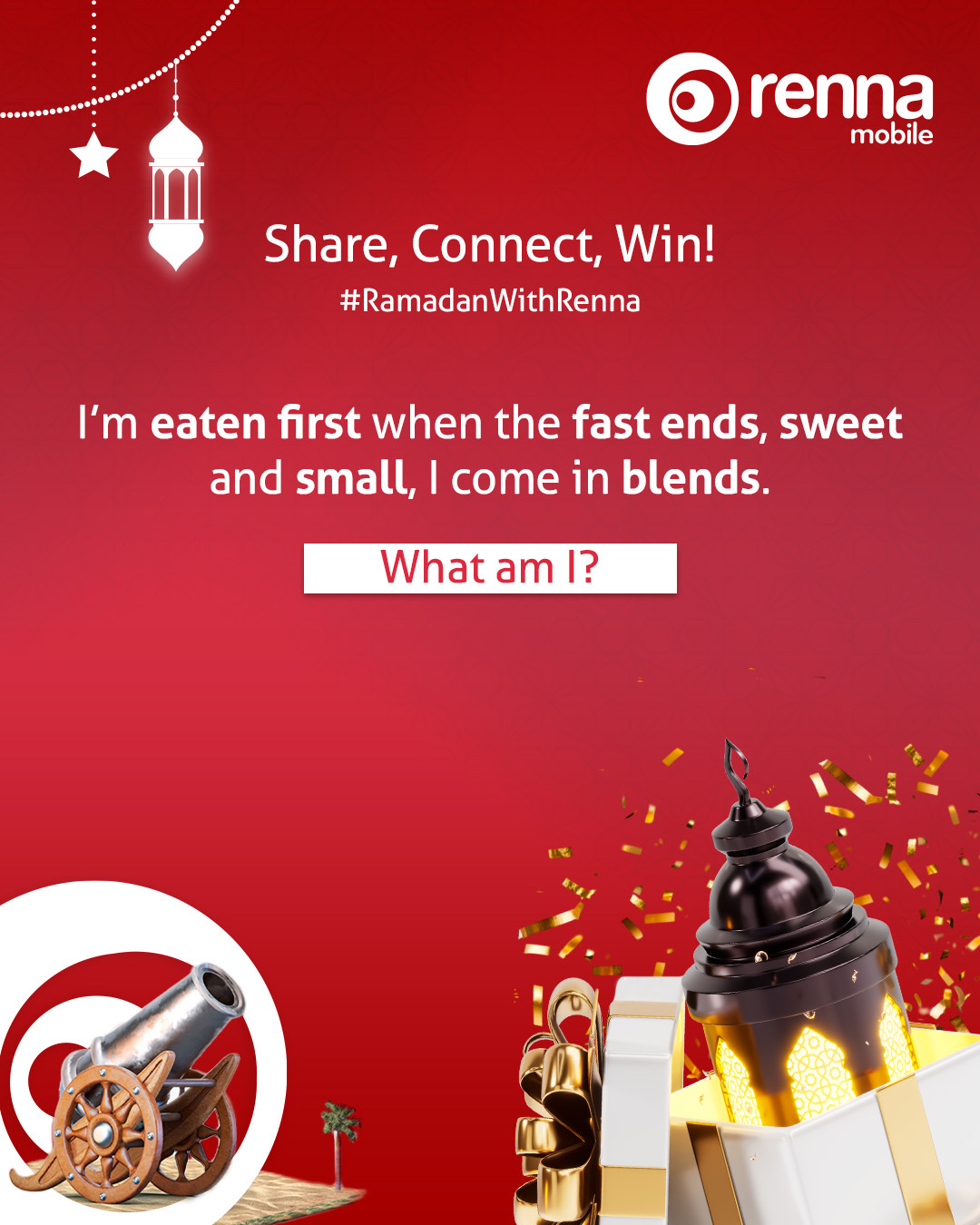 Ramadan Contest Begins! I’m eaten... - Renna Mobile Oman | Facebook
