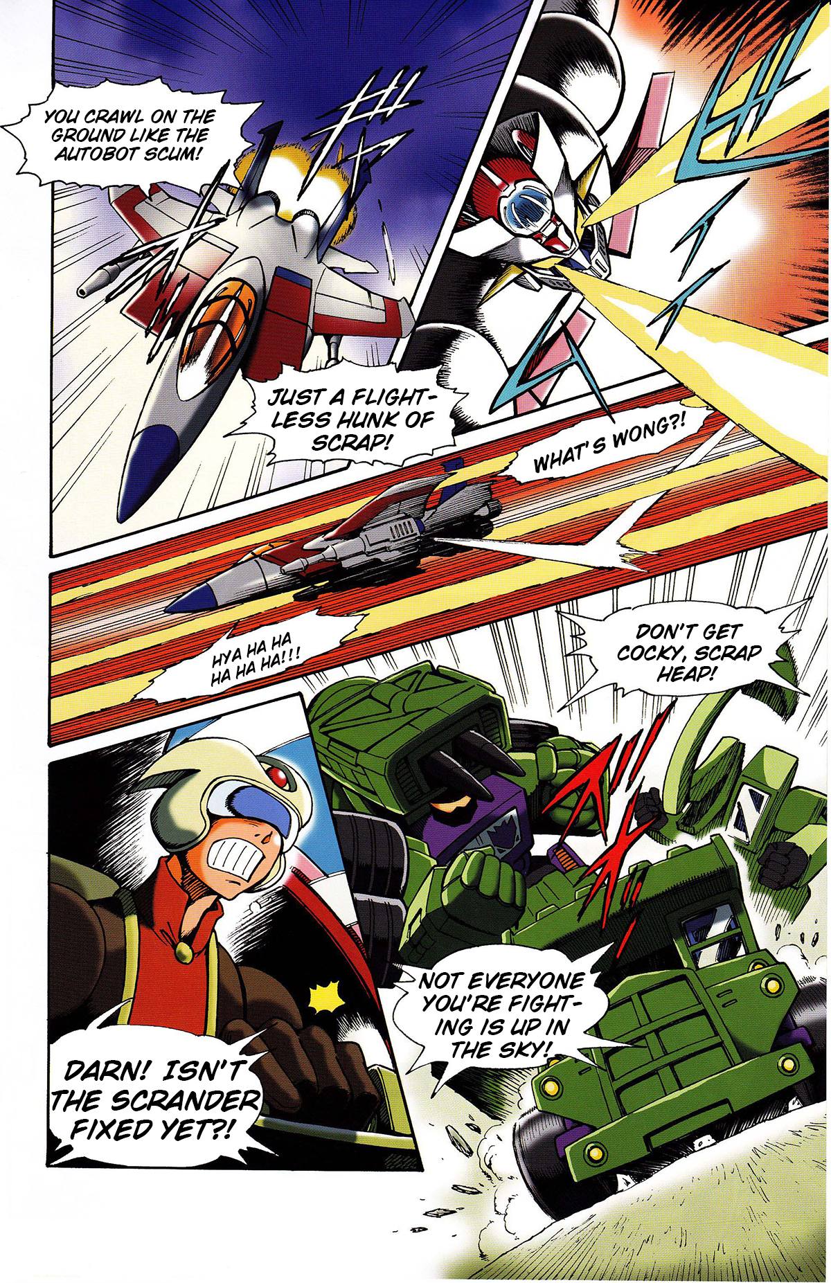 Dynamic Heroes manga crossover with Mazinger Z