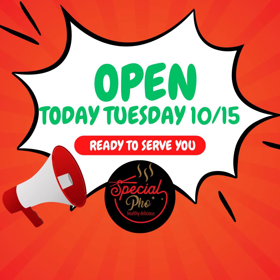 Special - HAPPY TUESDAY We are open today to serve you 😊 OPEN TUESDAY ...