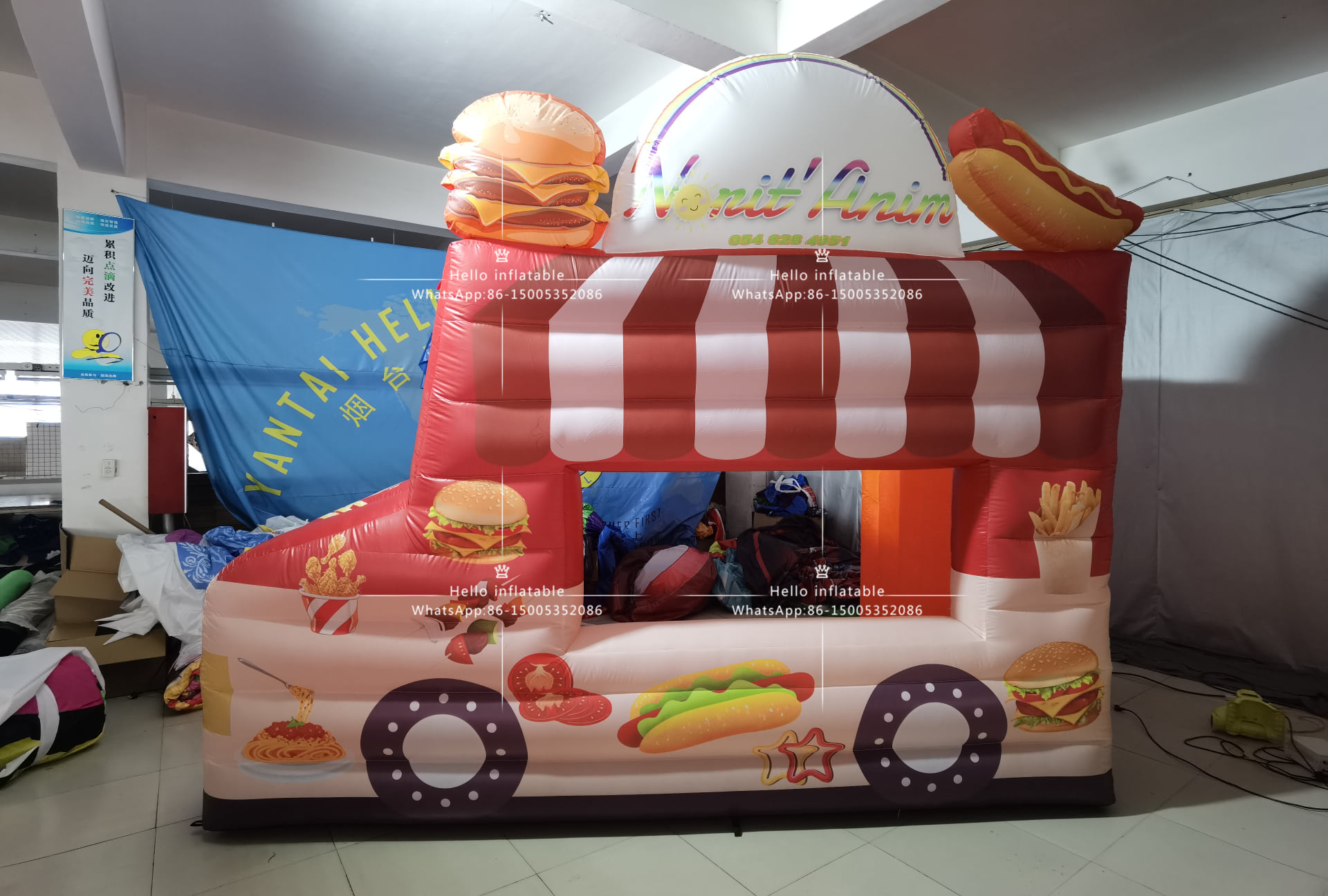 Deco Inflatable - New color design #inflatable #bus #kiosk