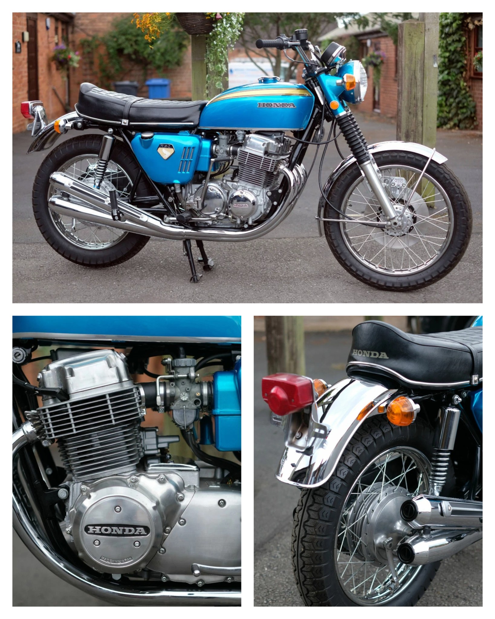 1969 Honda CB750 K0 (736cc four cylinder engine). Launched in 1969