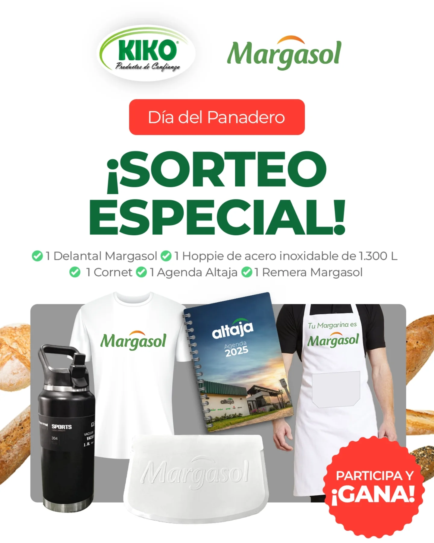 Kiko - Productos de Confianza - 🥖 ¡Día del Panadero, Sorteo Especial 🥖 ...
