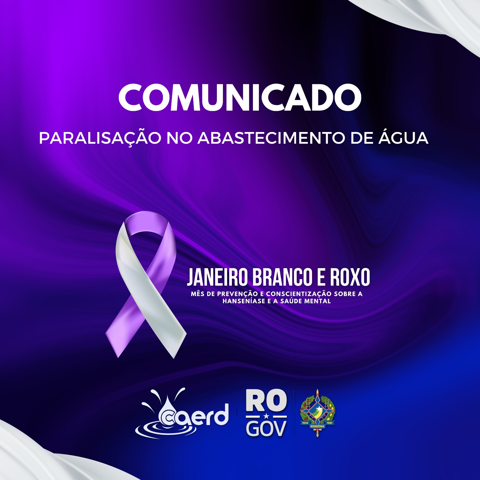 Caerd Rondônia - COMUNICADO ZONA SUL DE PORTO VELHO A...