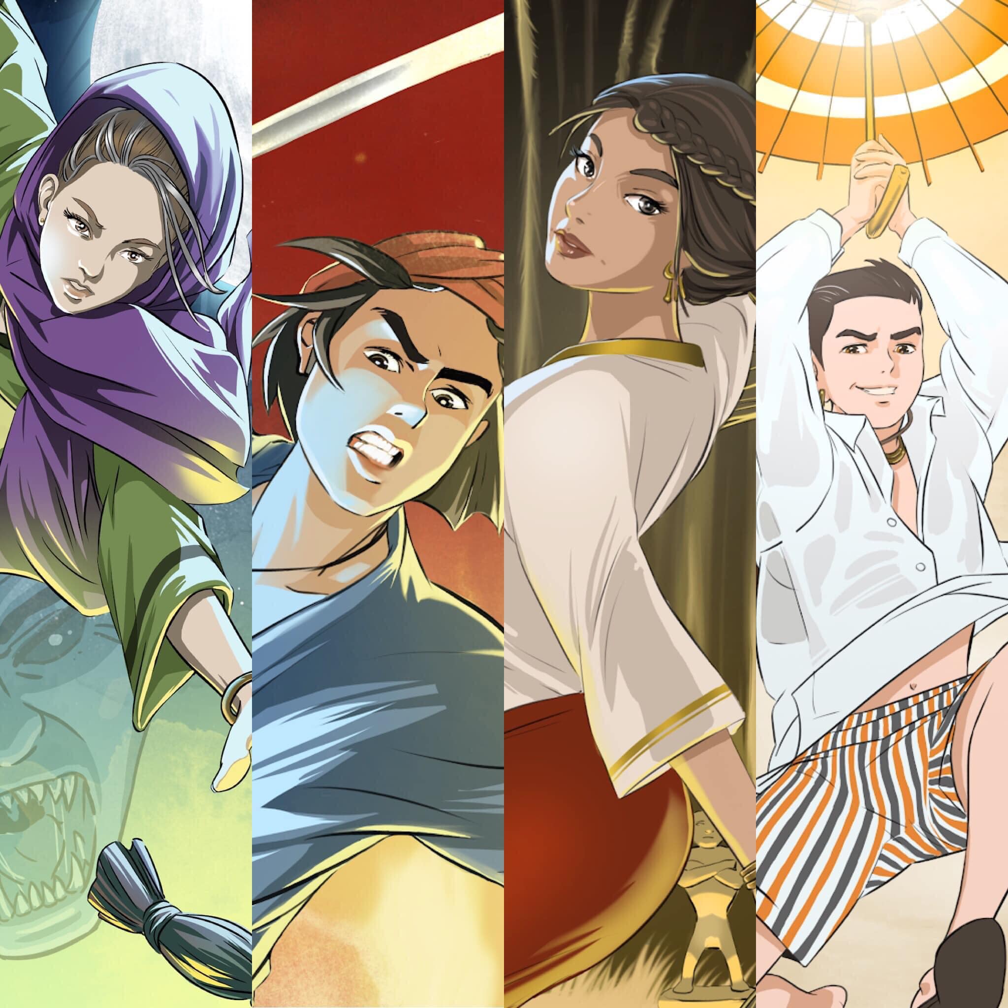 ANITU - TRIVIA: NAME ORIGINS The names of our heroes come from the ...