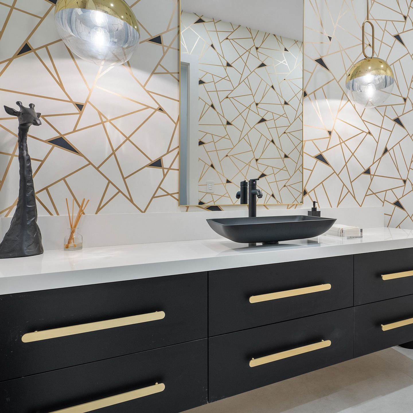 Interiors - A powder room is a perfect space to experiment with bold ...