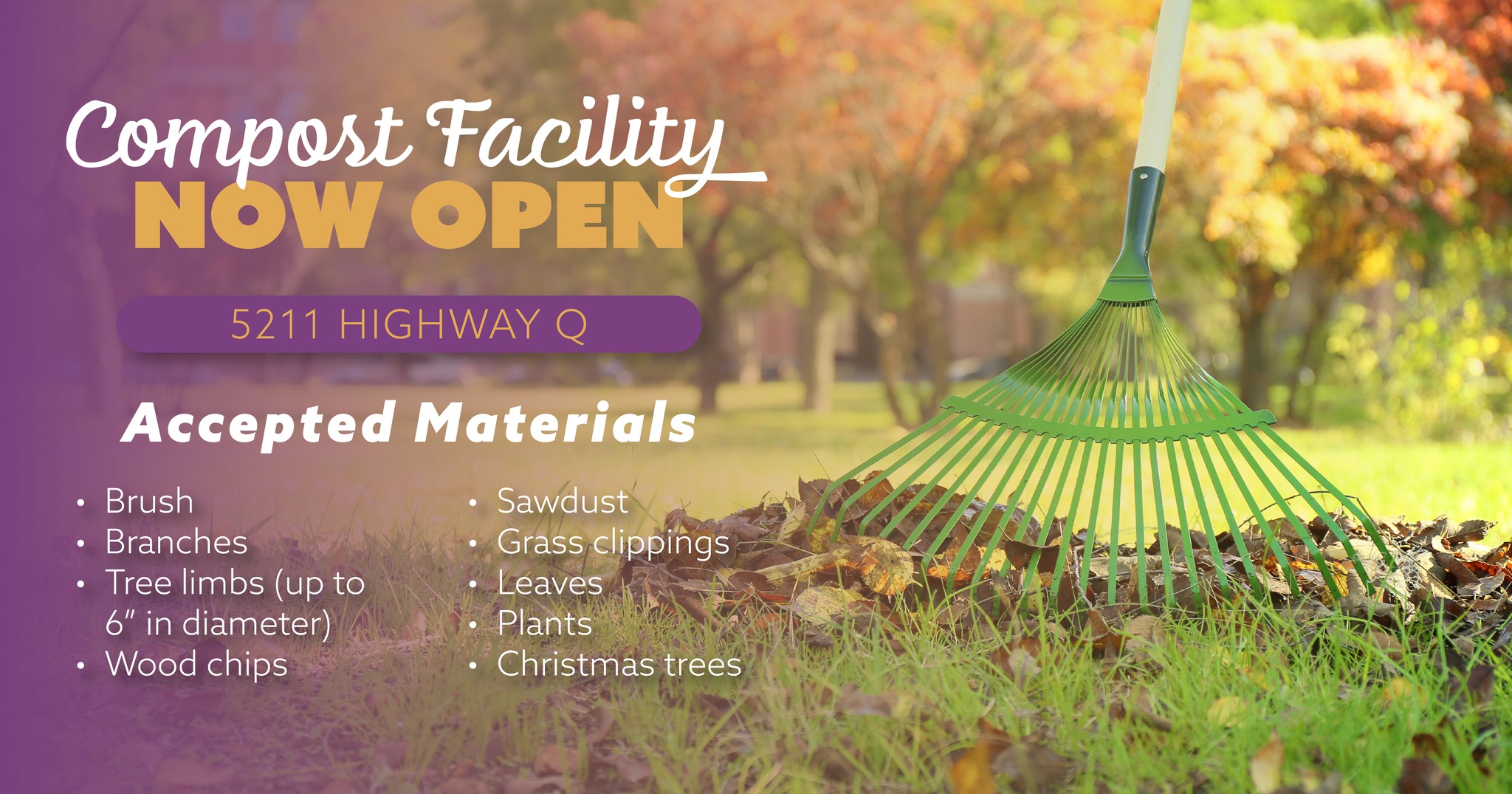 🌿 The compost site off HWY Q is... - Village of Waunakee, WI | Facebook