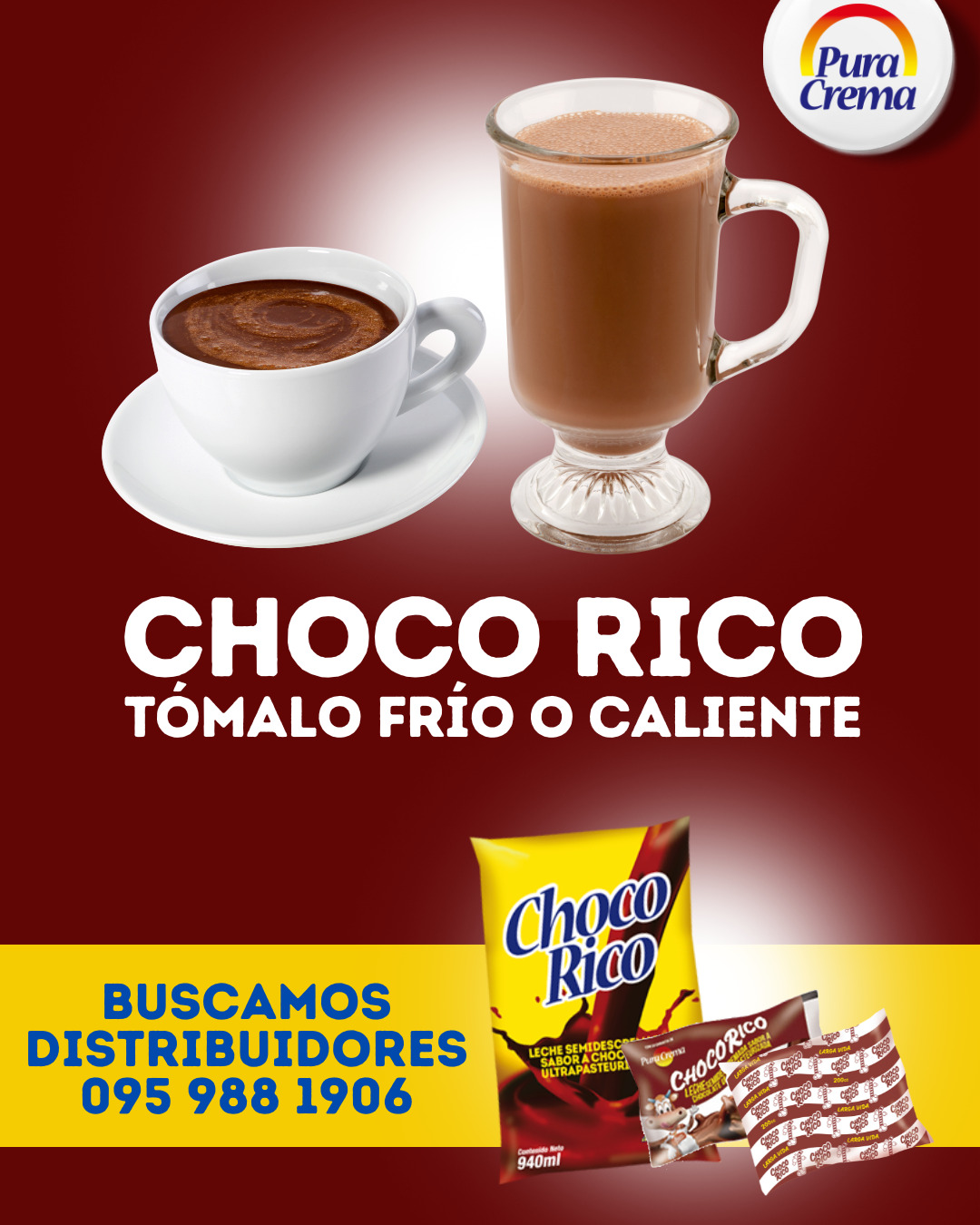 Pura - 😋Siente el sabor incomparable de ChocoRico, la leche saborizada ...