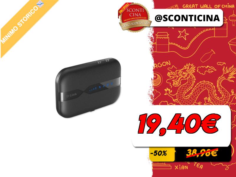 D-Link DWR-932 Hotspot 4G LTE Portatile - Wi-Fi N150 Mbps, Fino A 10 Dispositivi, Batteria 2020mAh - Foto 2