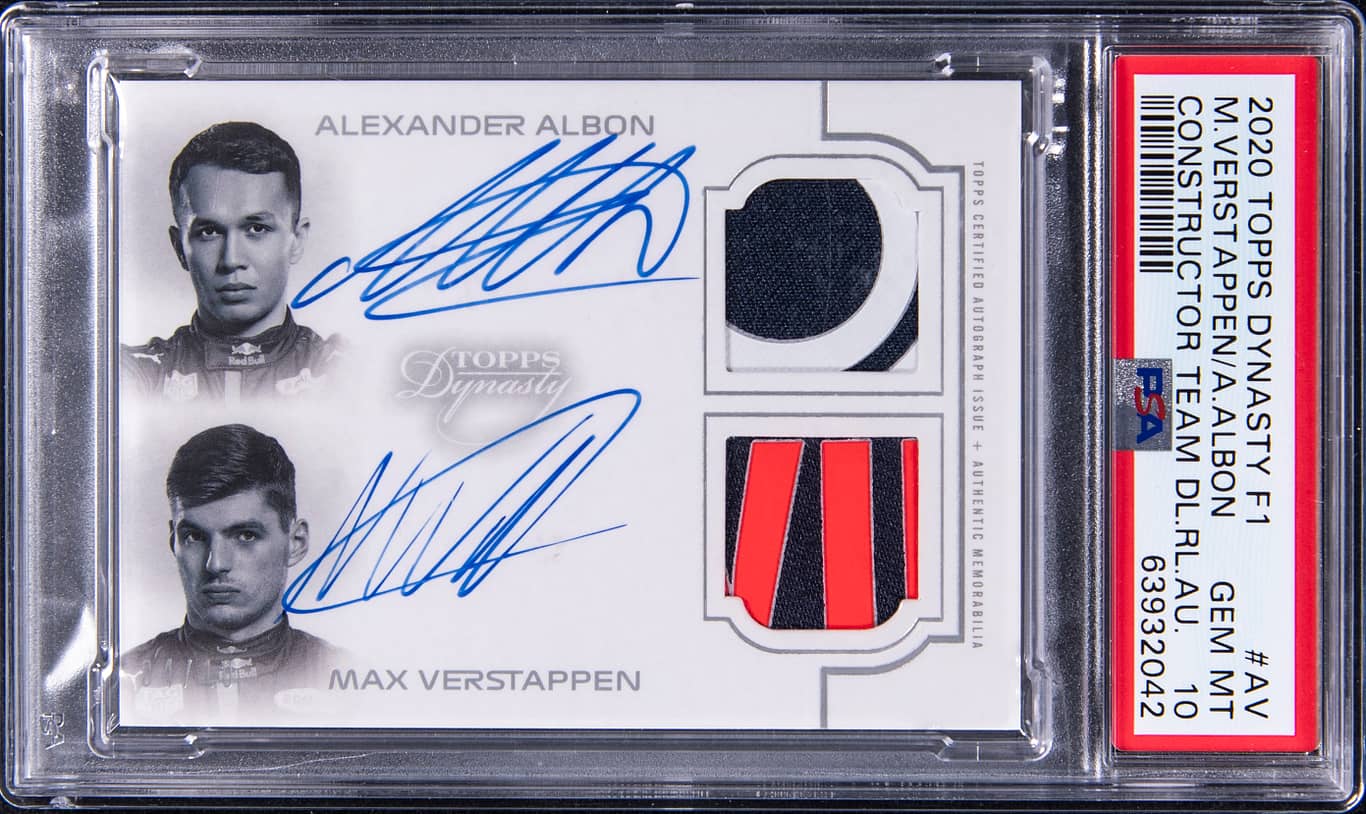 F1 SUPERSTARS! 🌟 This 2020 Topps Dynasty F1 Constructor Team Dual
